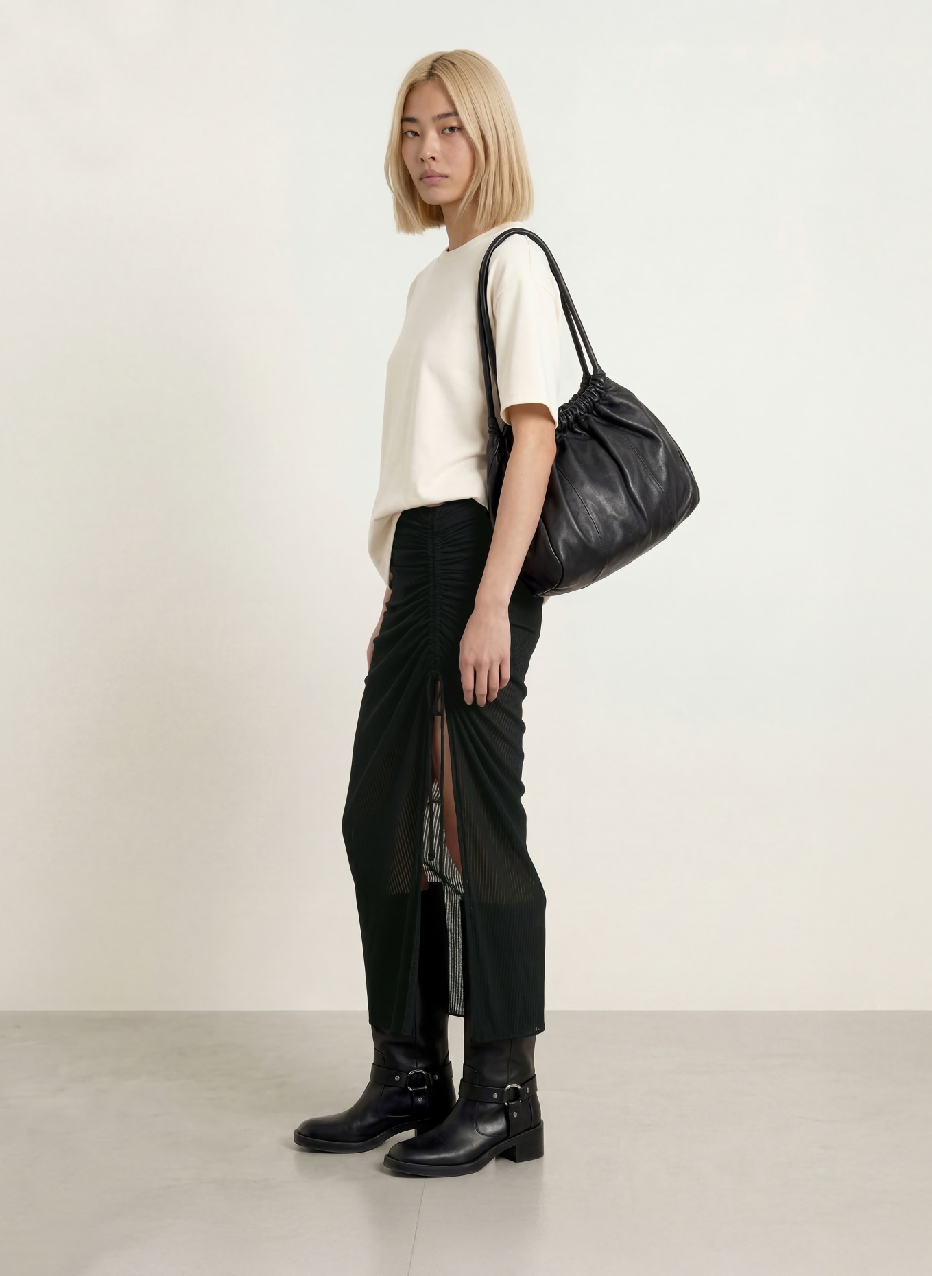 ESTHÉ Skirt: BLACK