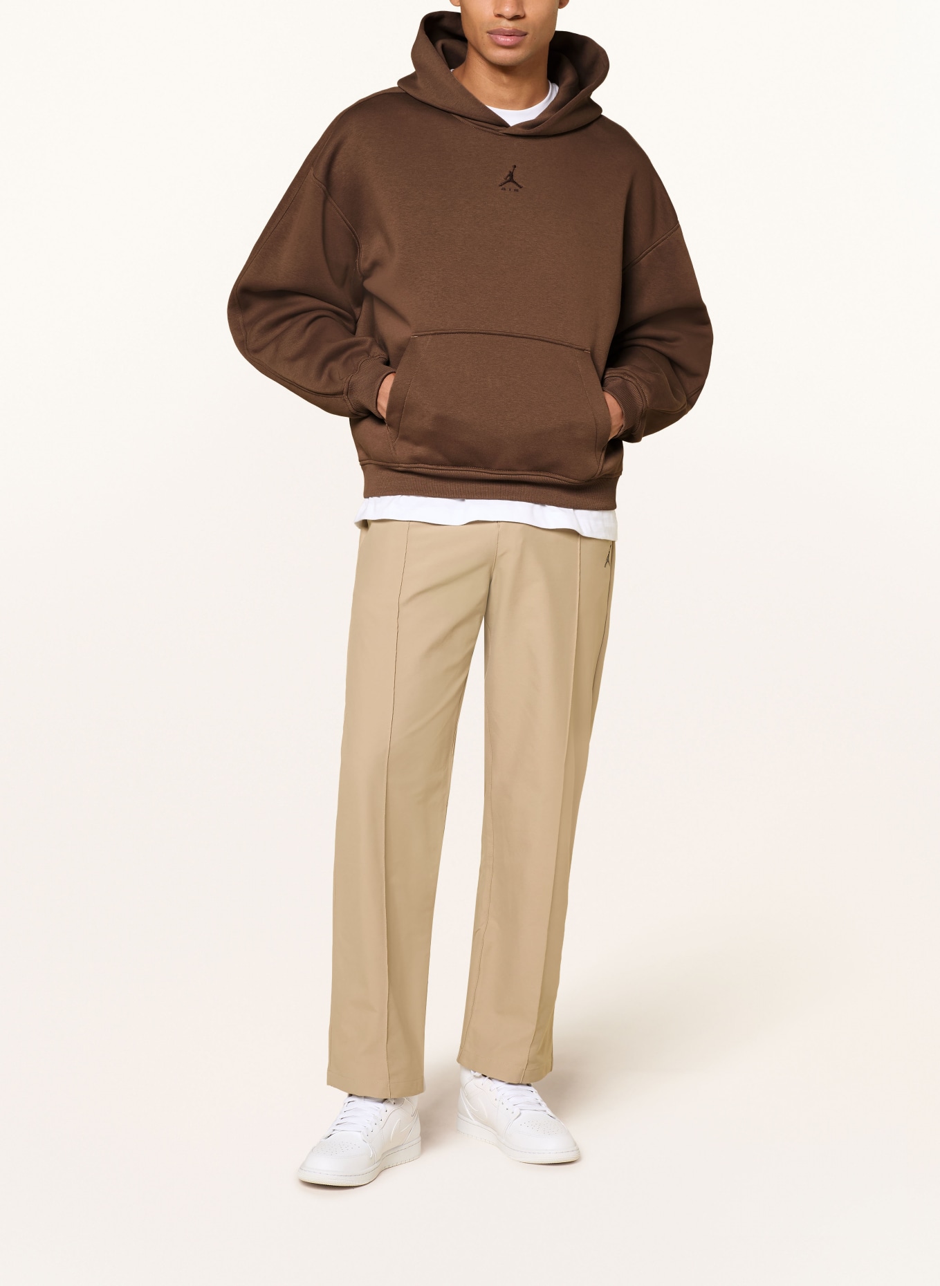 JORDAN Hoodie JORDAN BROOKLYN: BRAUN