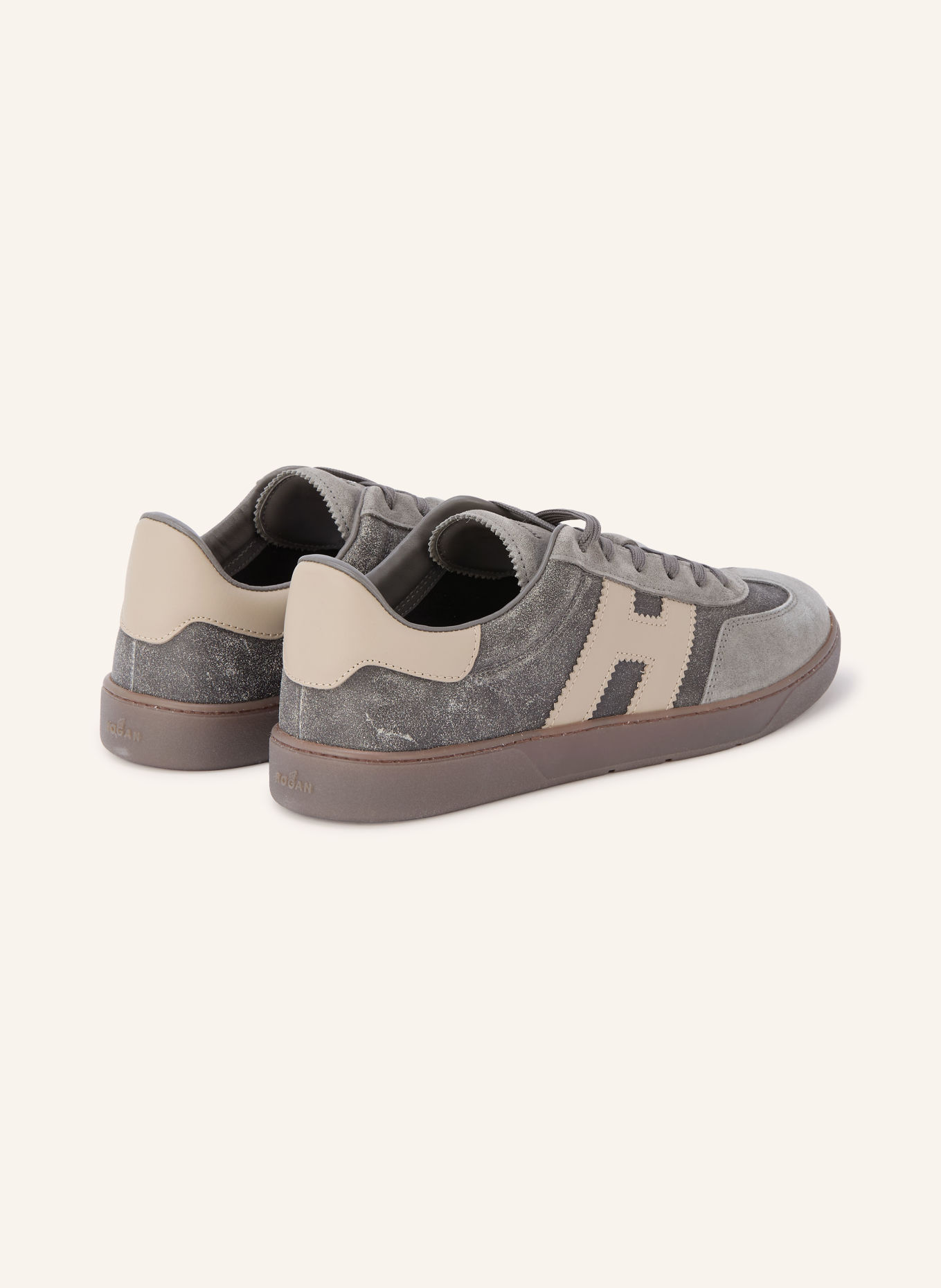 HOGAN Sneakers COOL: GRIS / BEIGE