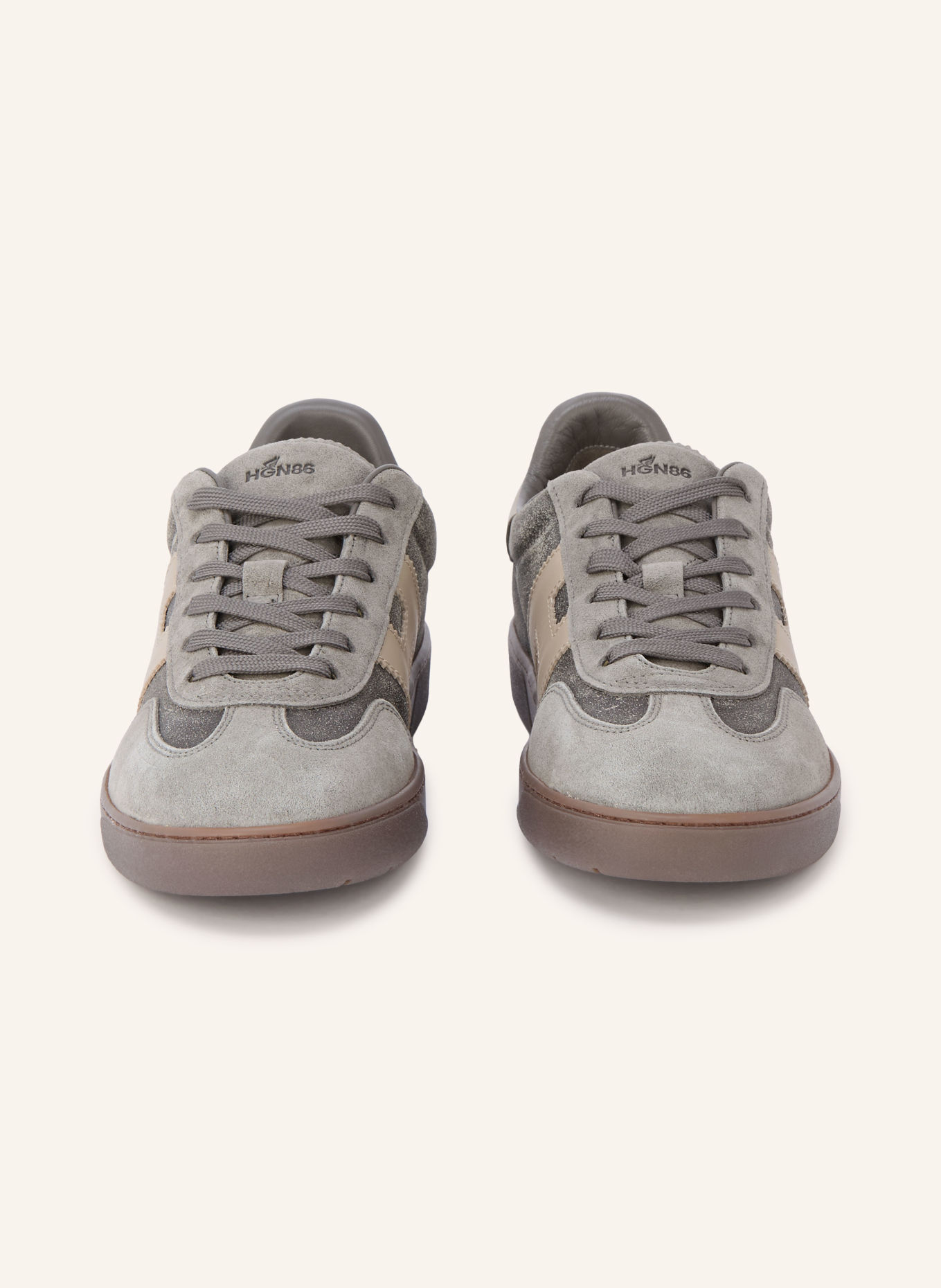 HOGAN Sneakers COOL: GRIS / BEIGE