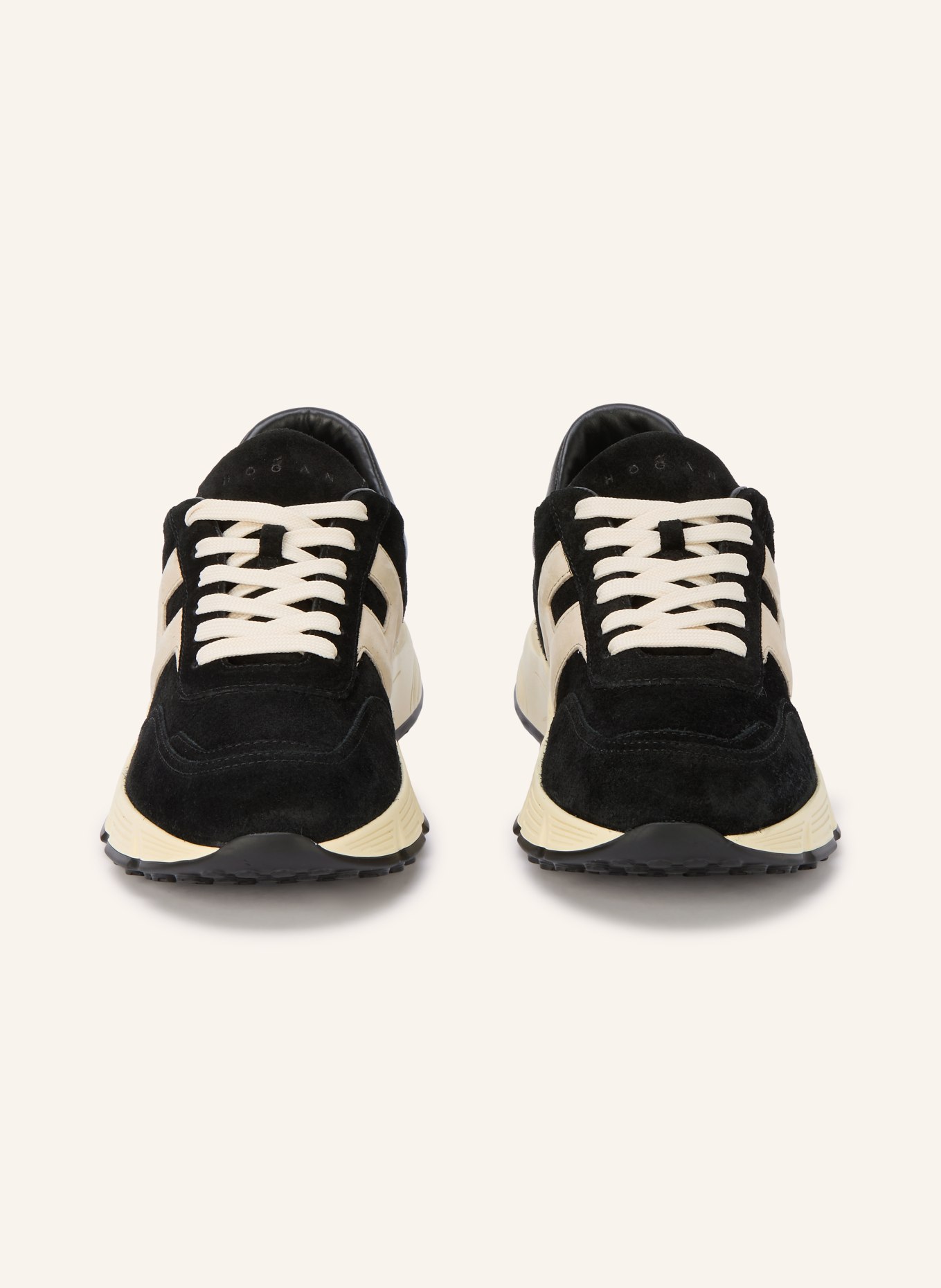 HOGAN Sneakers HYPERLIGHT ALLACCIATO: ZWART / WIT