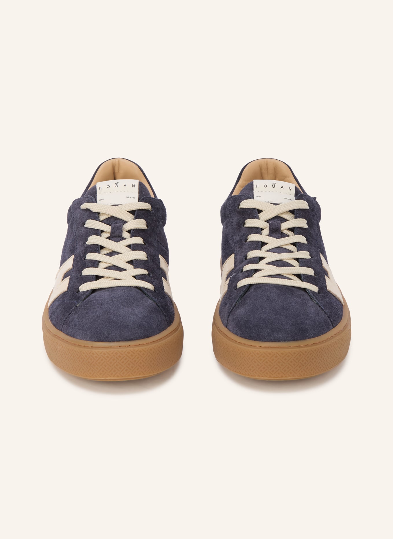 HOGAN Sneakers H705: DONKERBLAUW / WIT