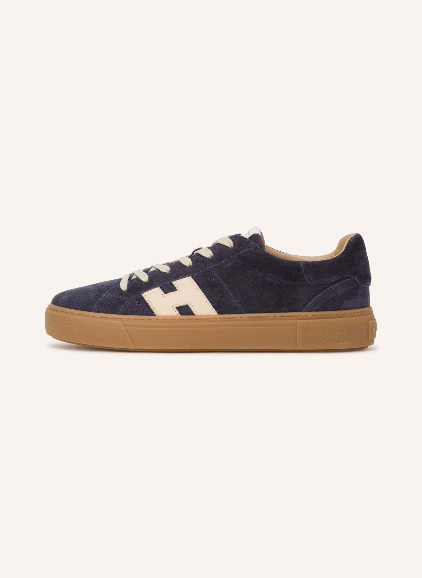 HOGAN Sneakers H705: DONKERBLAUW / WIT
