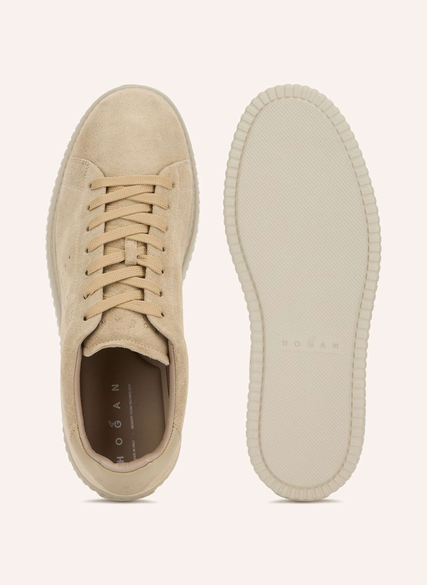 HOGAN Sneakersy H677: BÉŽOVÁ