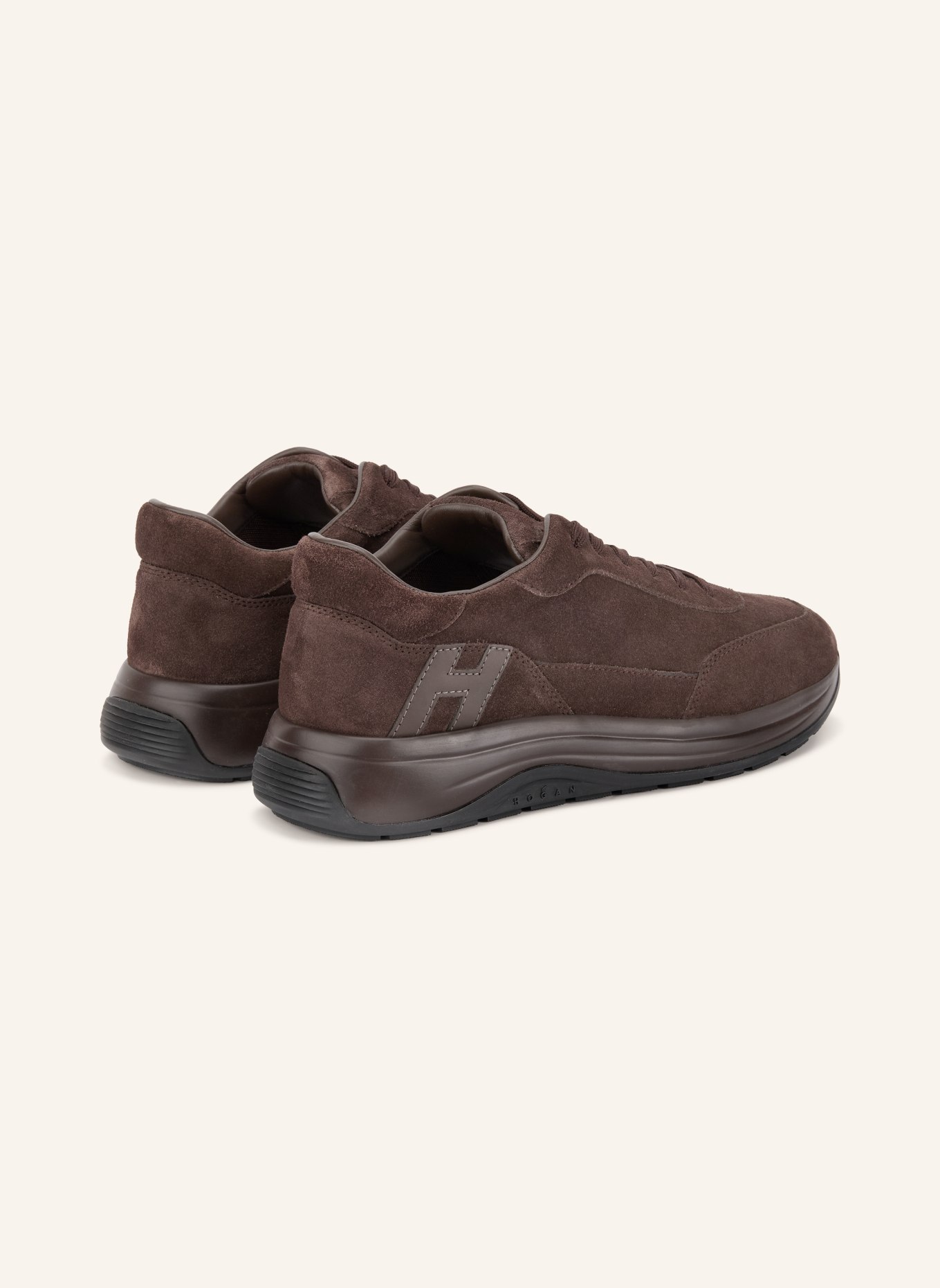HOGAN Sneakers H719: MARRON FONCÉ