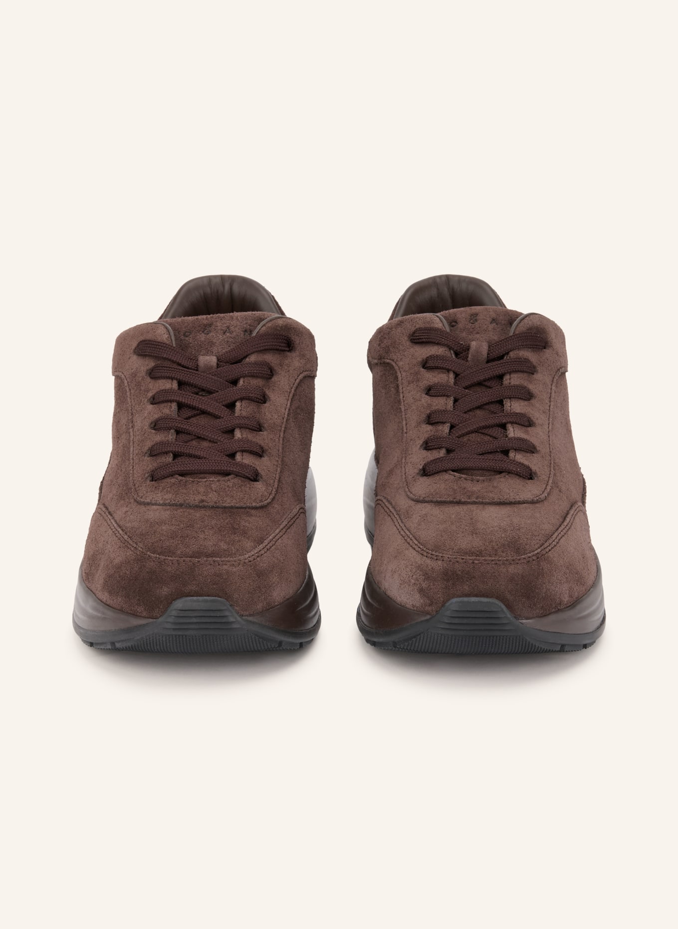 HOGAN Sneakers H719: MARRON FONCÉ