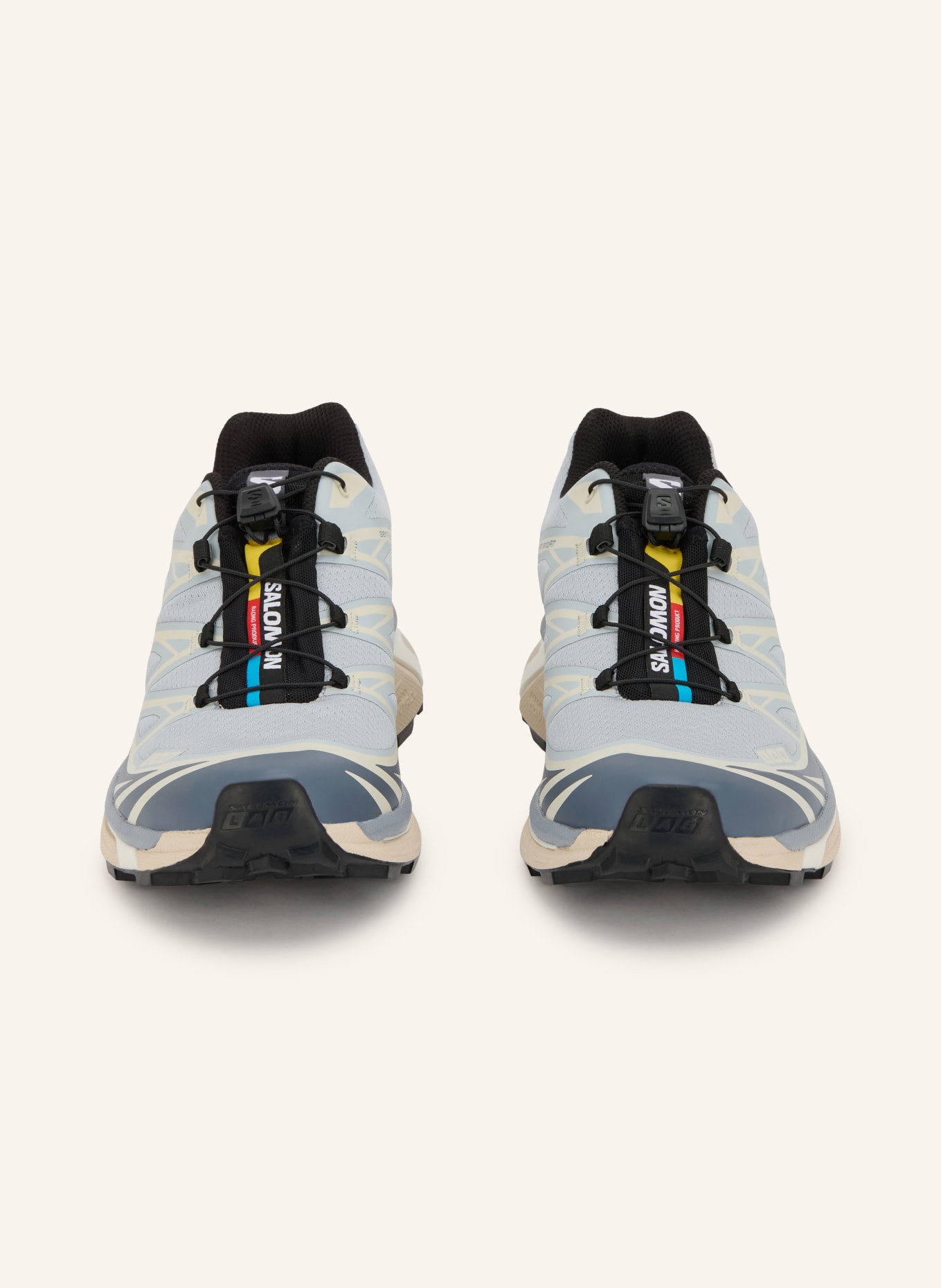 SALOMON Sneaker XT-6: HELLBLAU / CREME / BLAUGRAU
