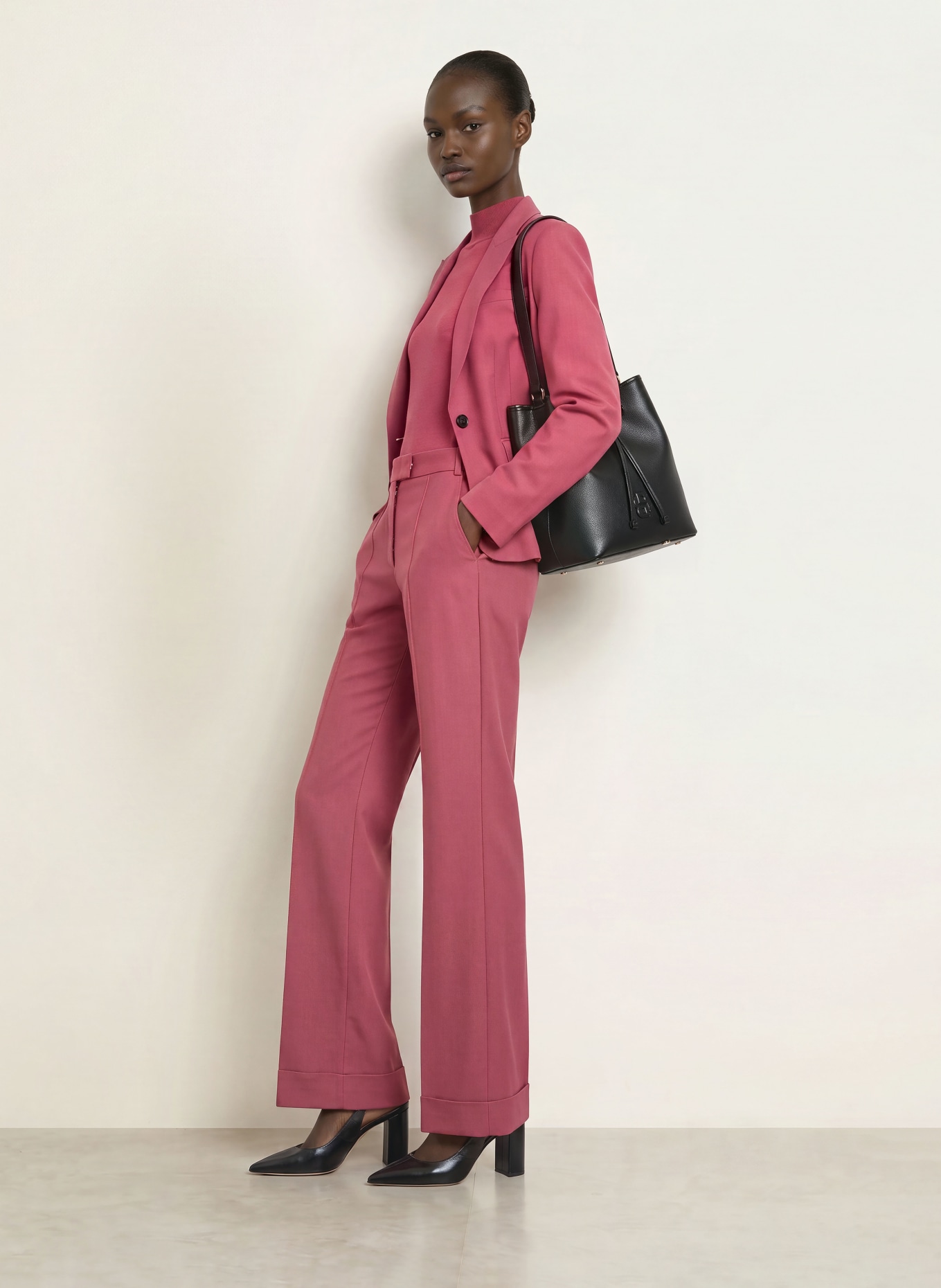 BOSS Pantalon Marlene TALIA: VIEUX ROSE