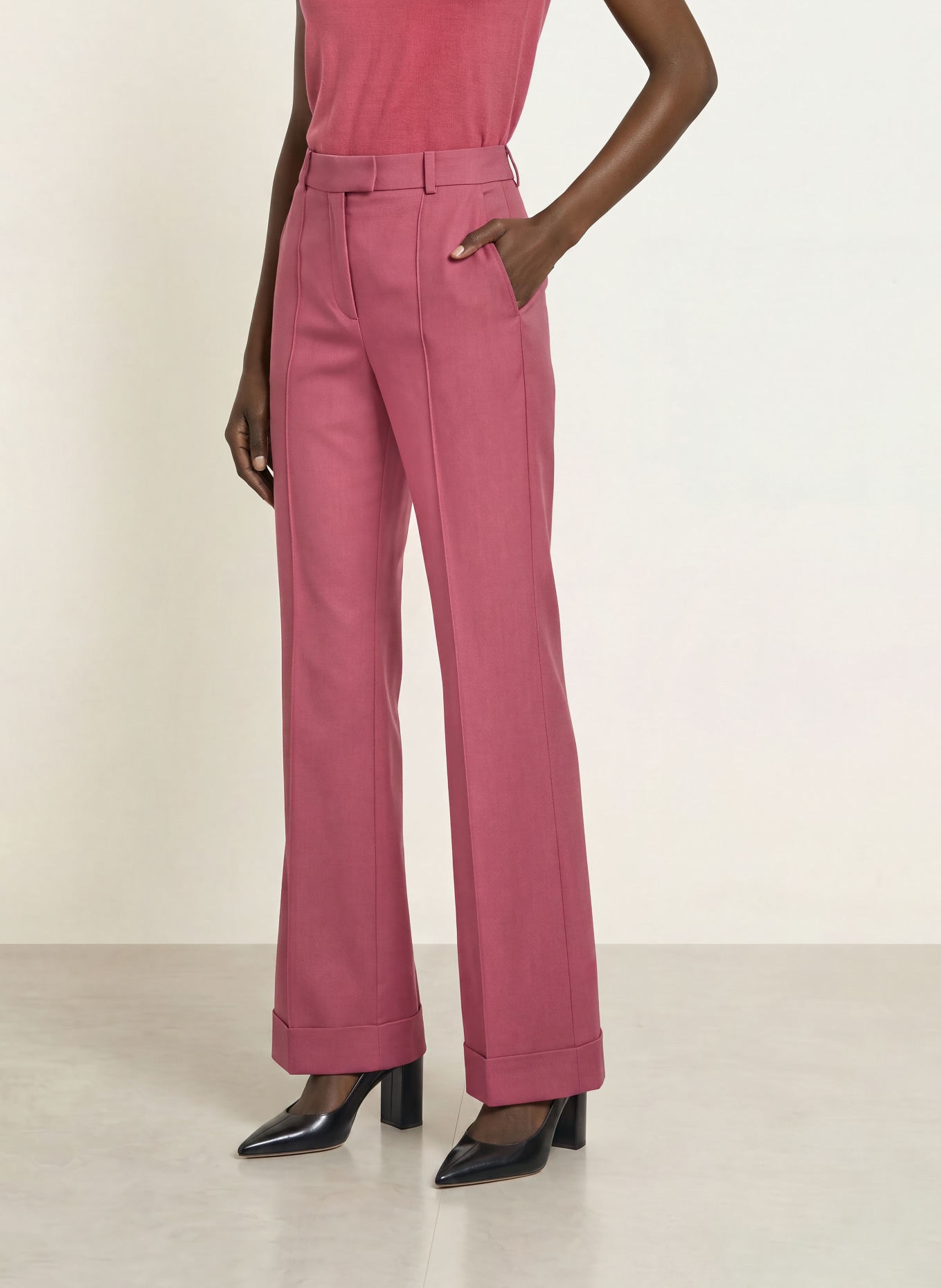 BOSS Pantalon Marlene TALIA: VIEUX ROSE