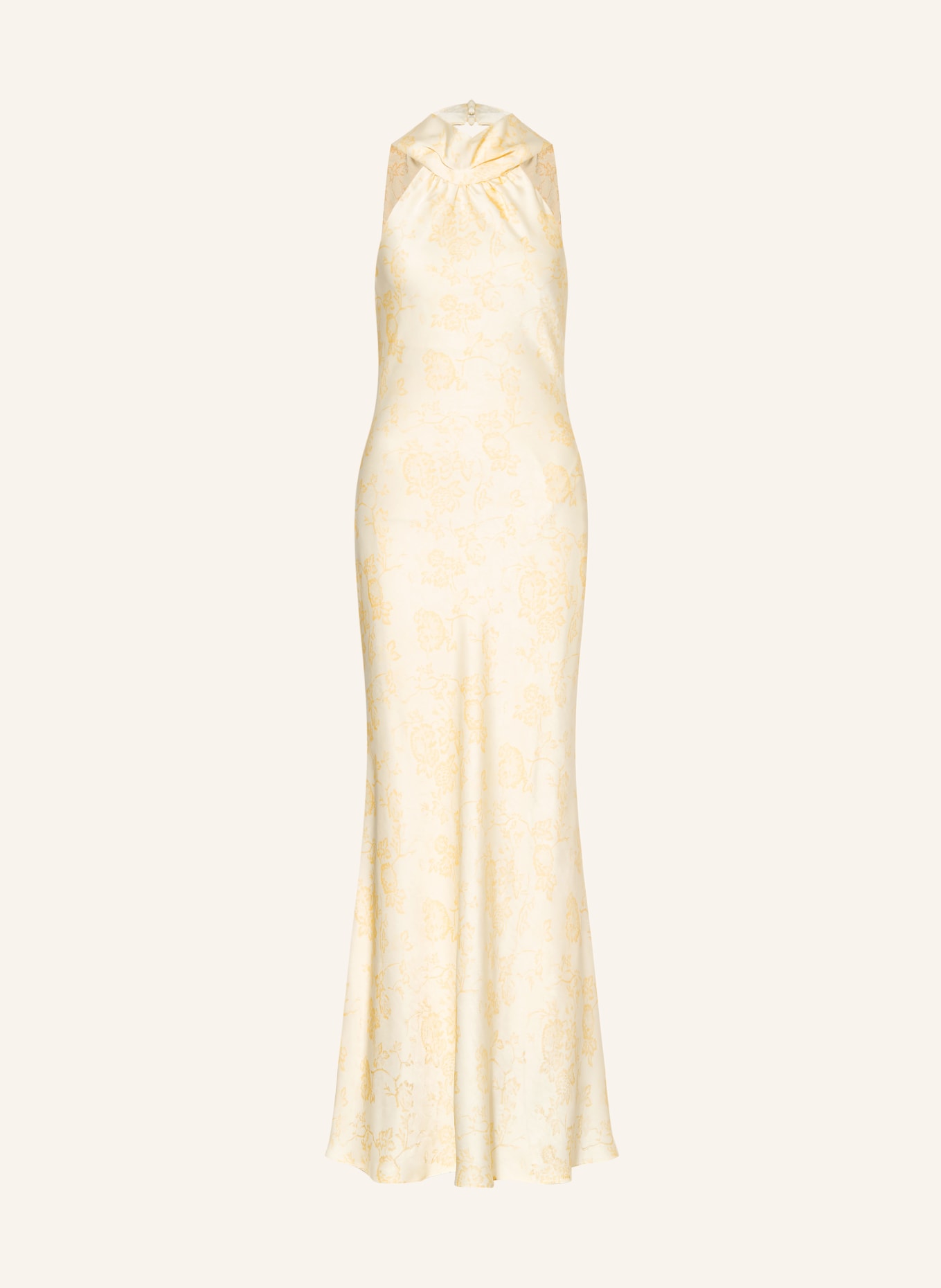 NEO NOIR Rochie de seară FIONA: GALBEN DESCHIS / GALBEN