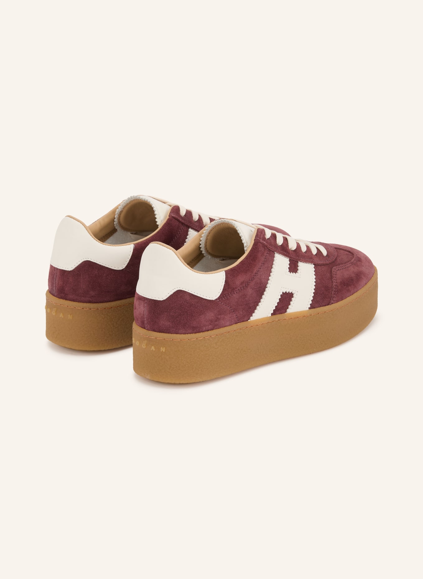 HOGAN Sneakers: BROWN / WHITE