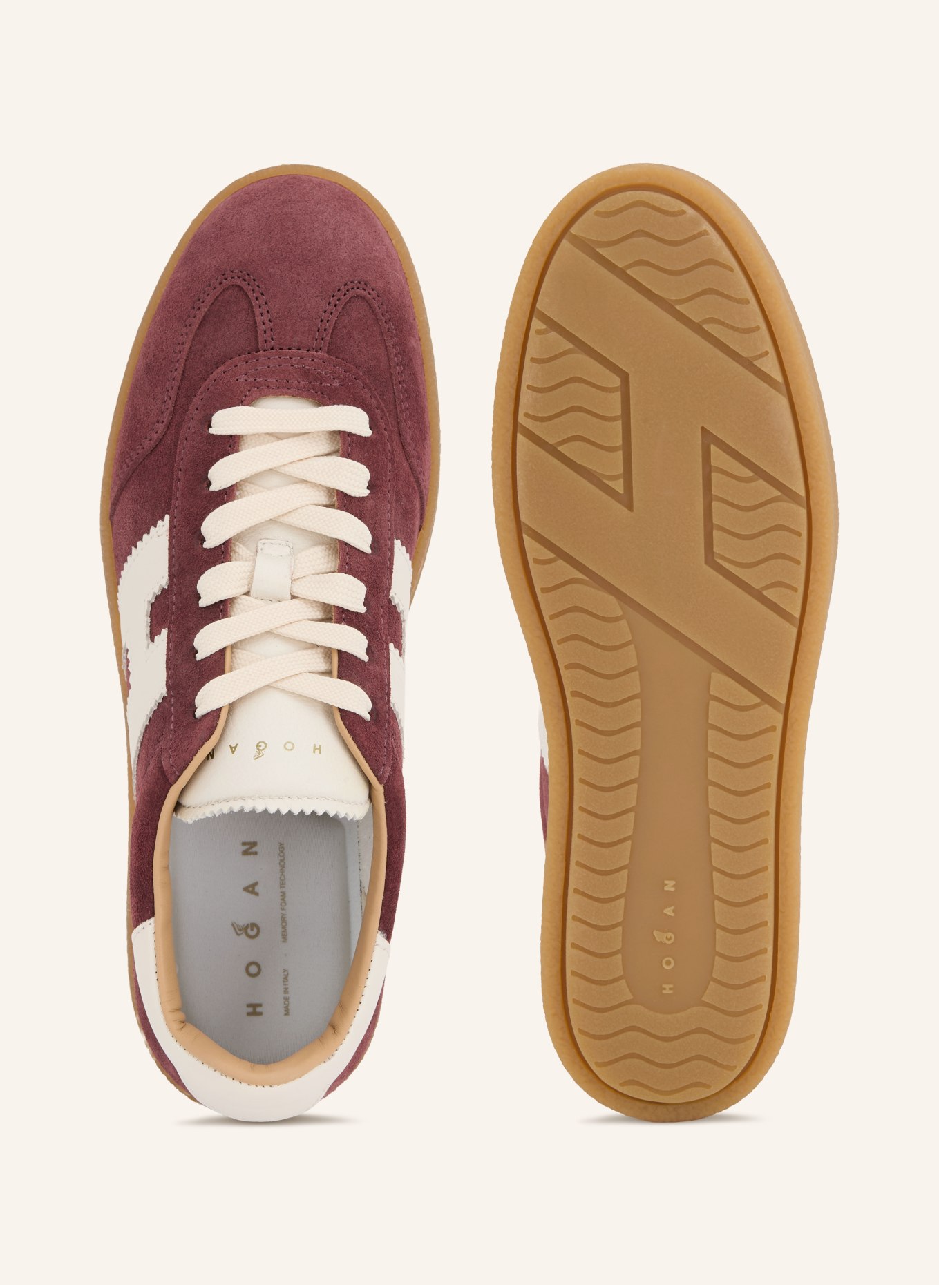 HOGAN Sneakers: BROWN / WHITE
