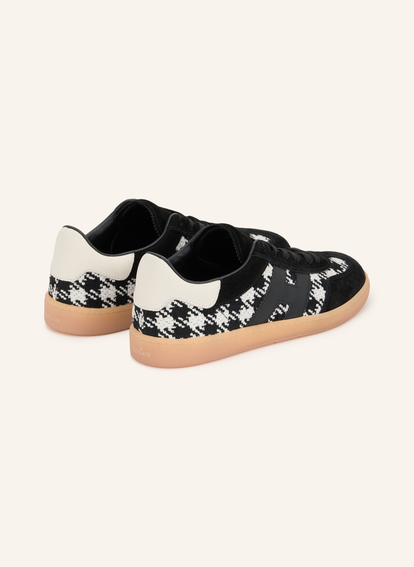 HOGAN Sneakersy COOL: CZARNY / BIAŁY