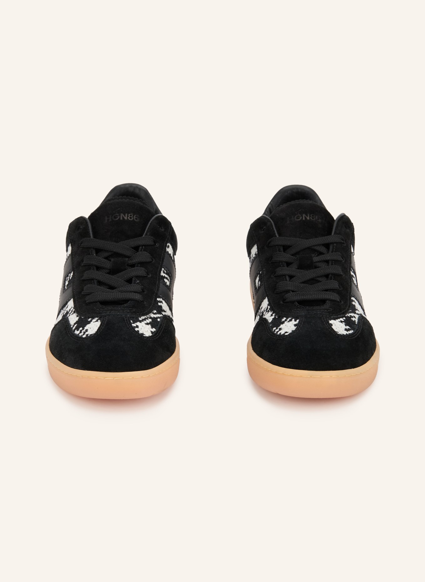 HOGAN Sneakersy COOL: CZARNY / BIAŁY