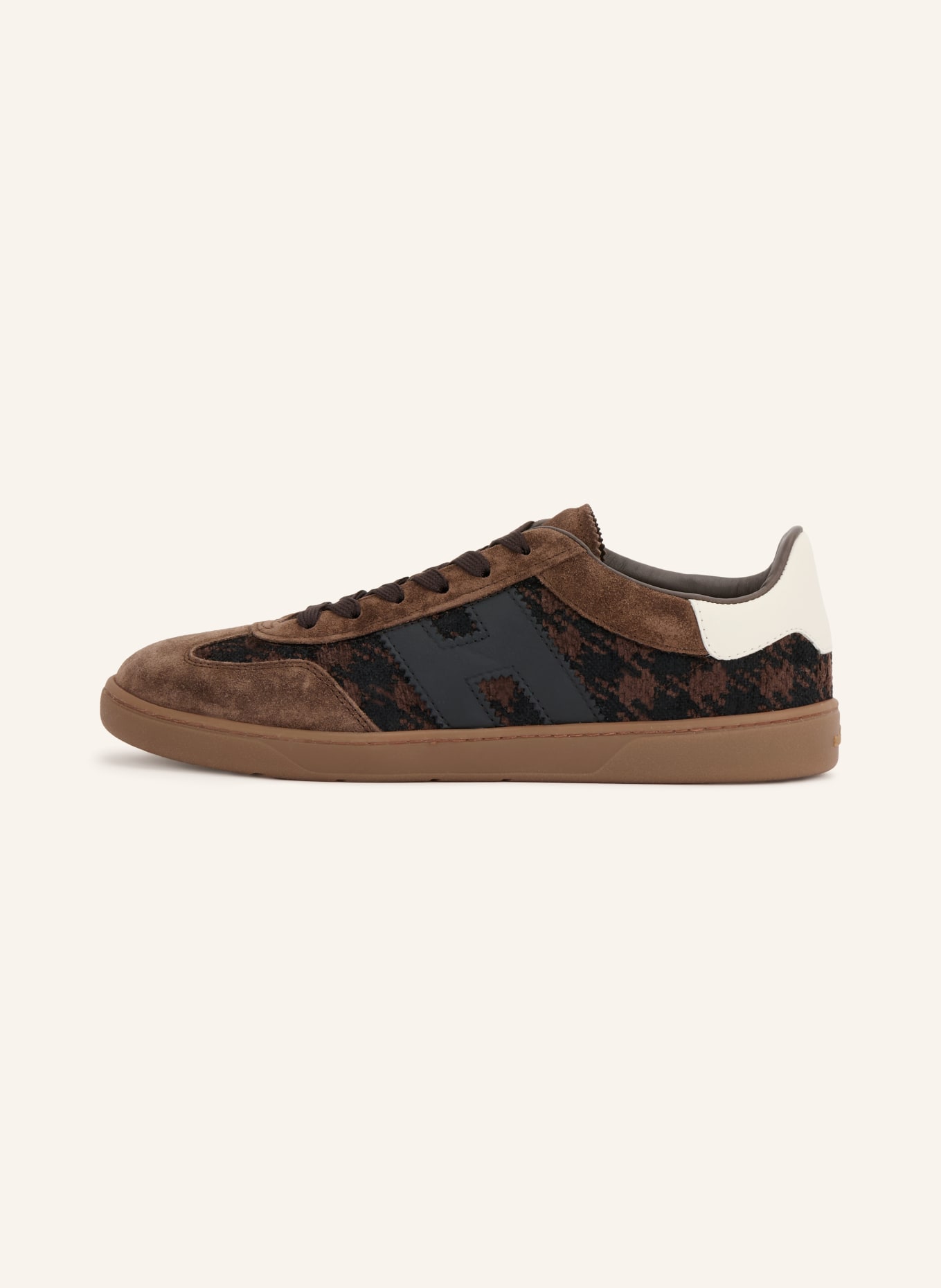 HOGAN Sneakersy COOL: BRĄZOWY / CIEMNOBRĄZOWY / CZARNY