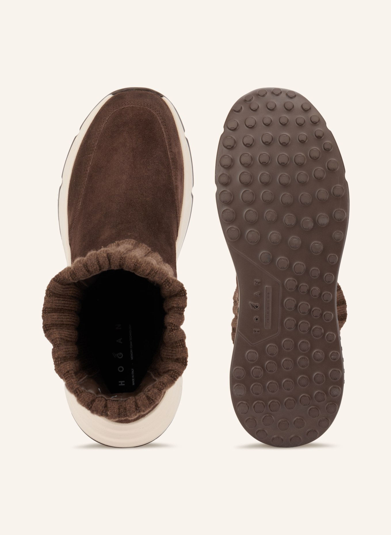 HOGAN Boots H669: DUNKELBRAUN