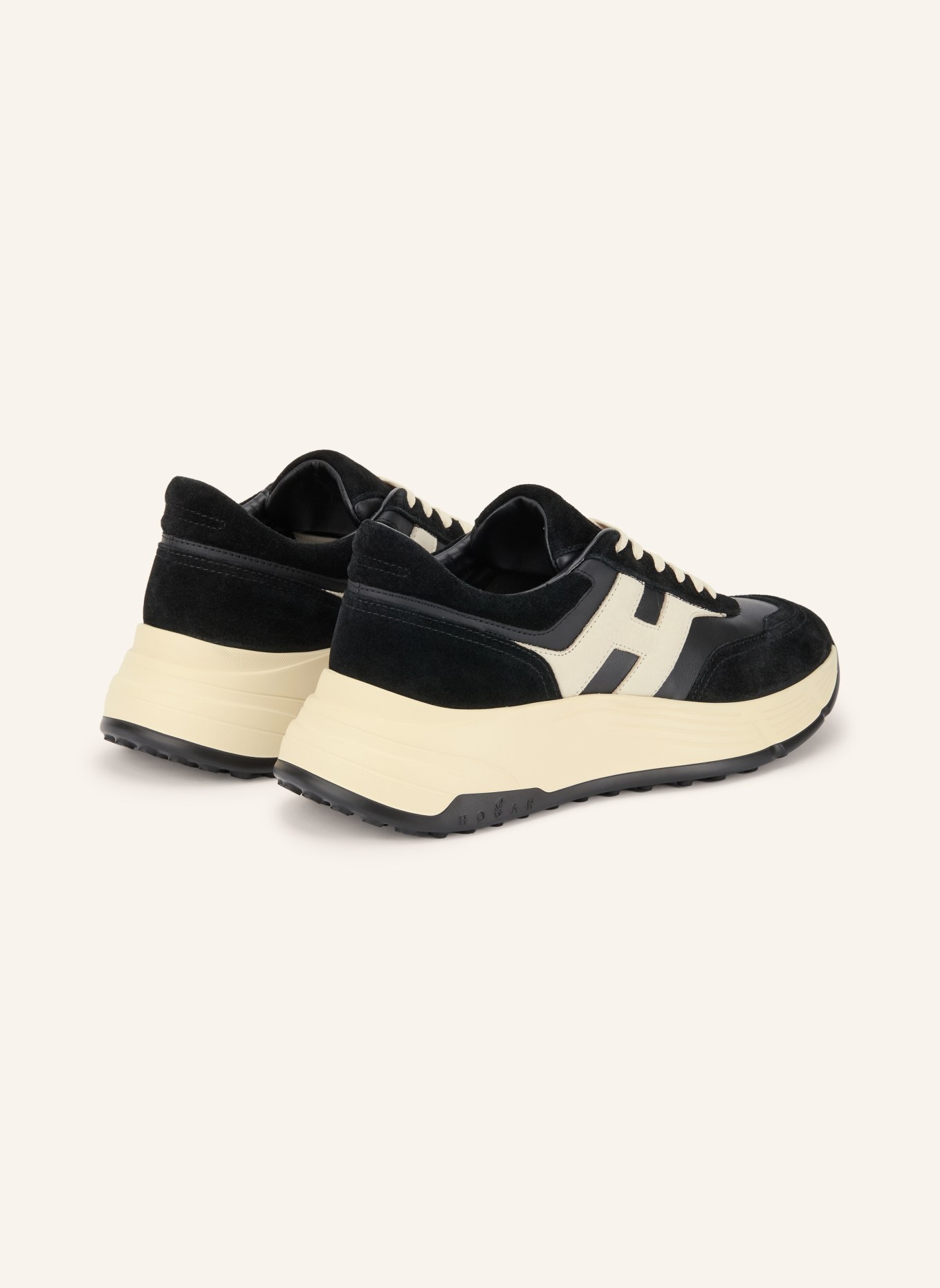 HOGAN Sneaker H669: SCHWARZ / WEISS