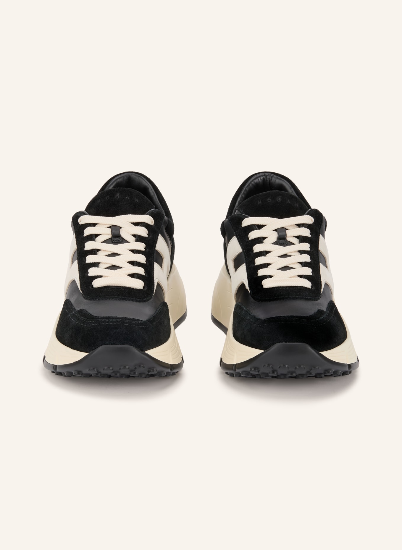 HOGAN Sneaker H669: SCHWARZ / WEISS