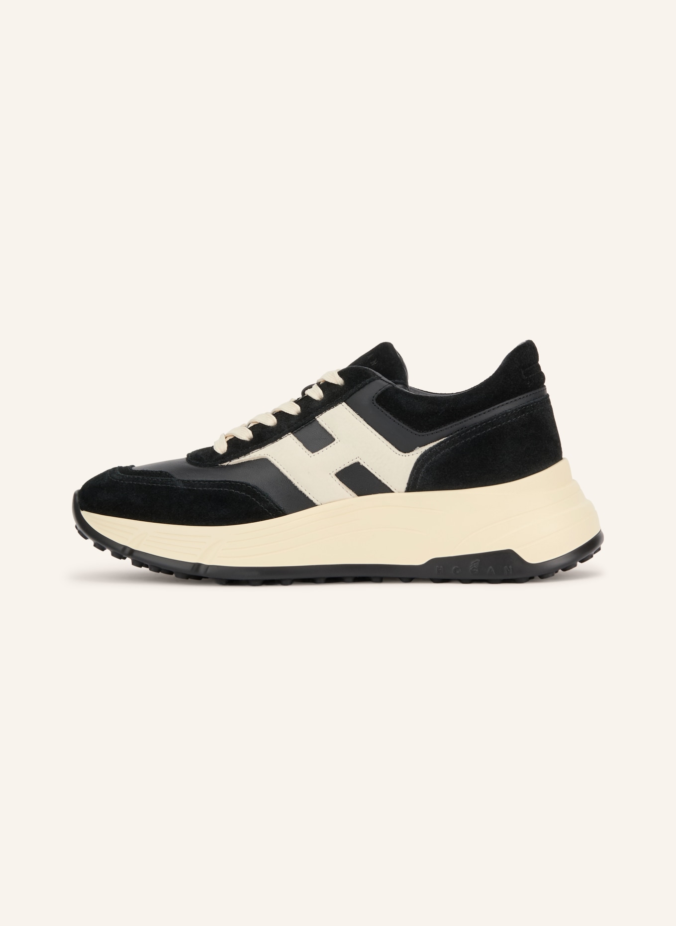 HOGAN Sneaker H669: SCHWARZ / WEISS
