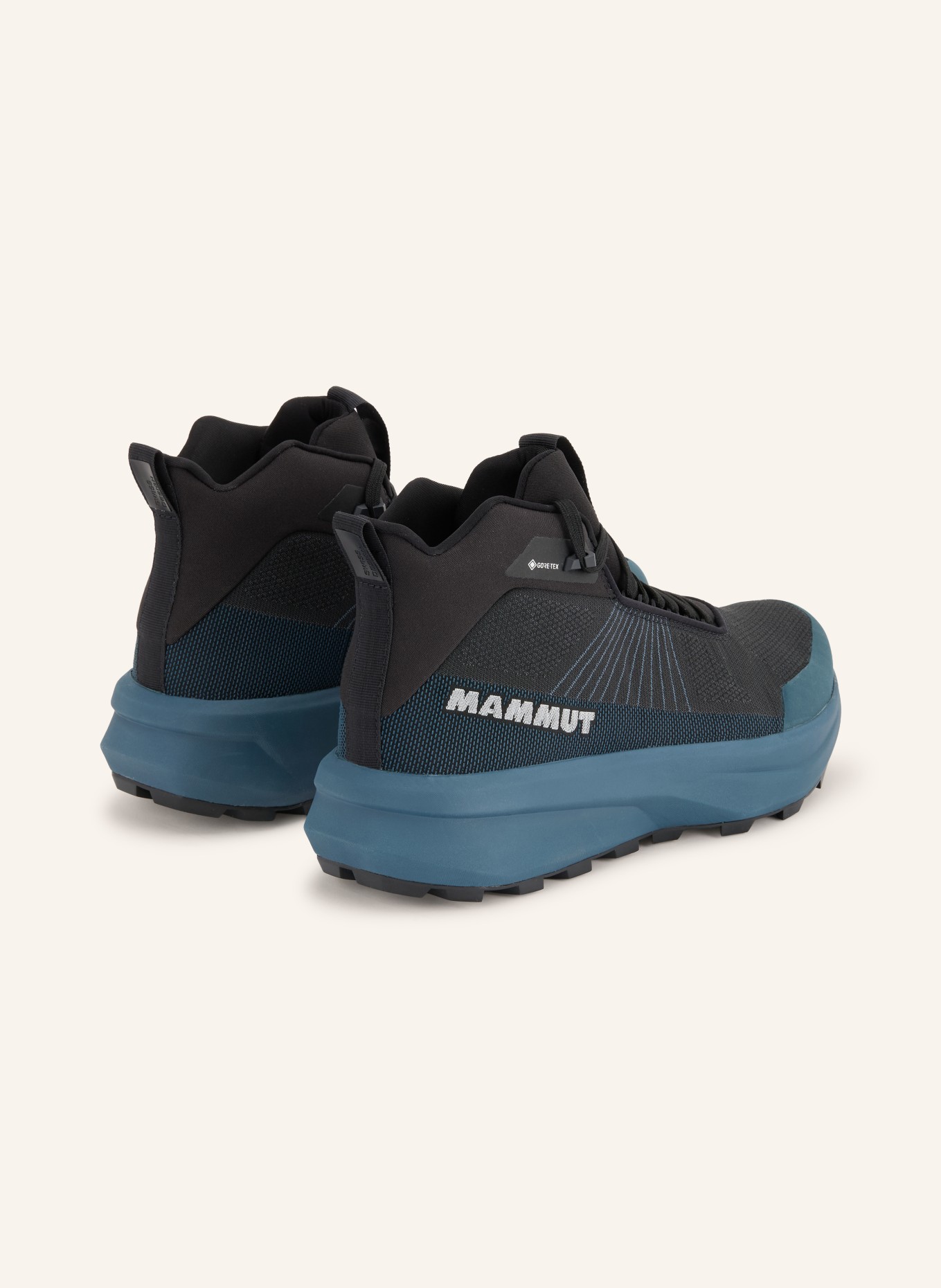 MAMMUT Pantofi de drumeție AENERGY MTN MID: NEGRU / ALBASTRU