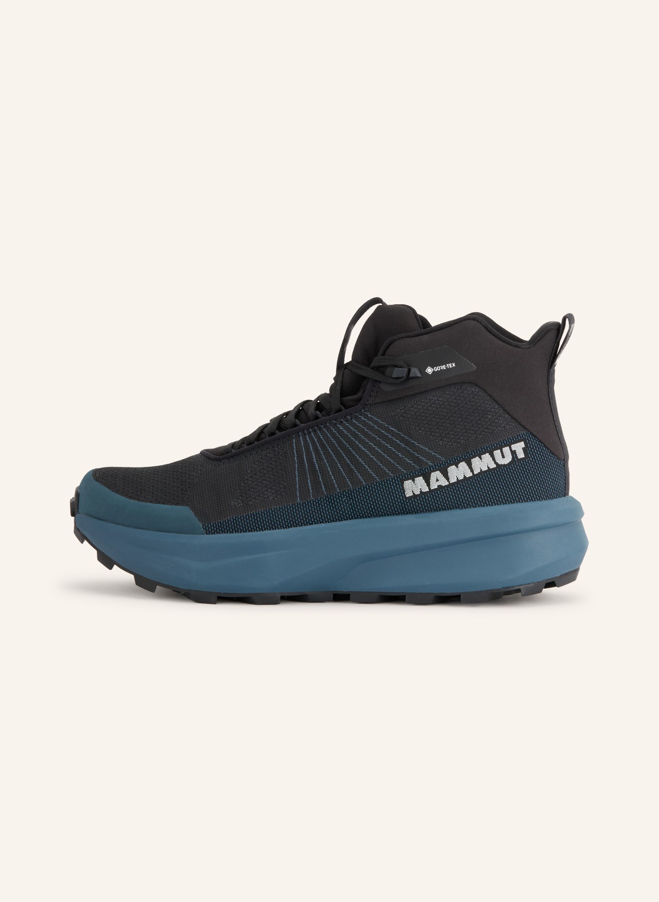 MAMMUT Pantofi de drumeție AENERGY MTN MID: NEGRU / ALBASTRU
