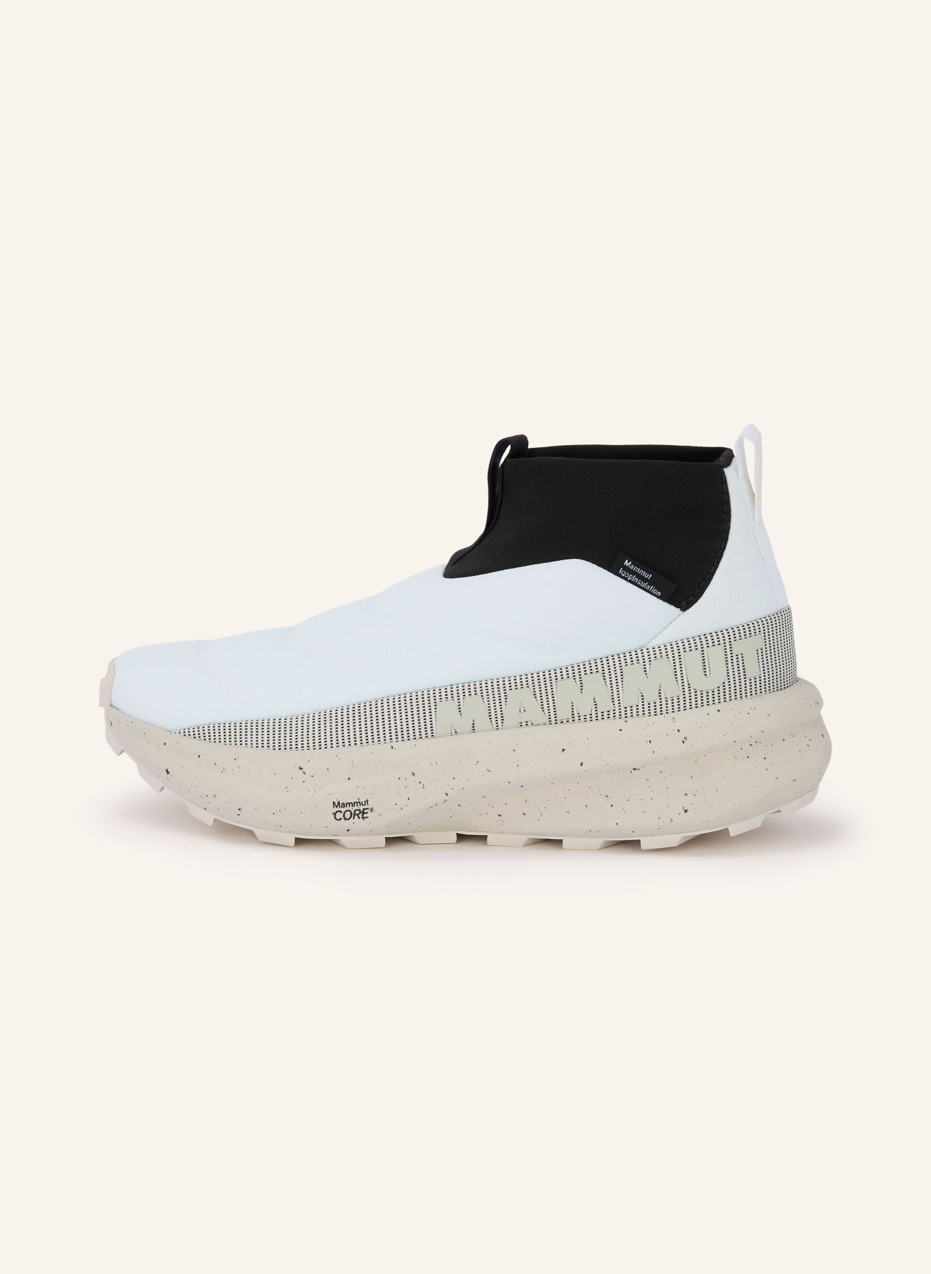 MAMMUT Wanderschuhe SENDER MOC LOW: WEISS / BEIGE / SCHWARZ