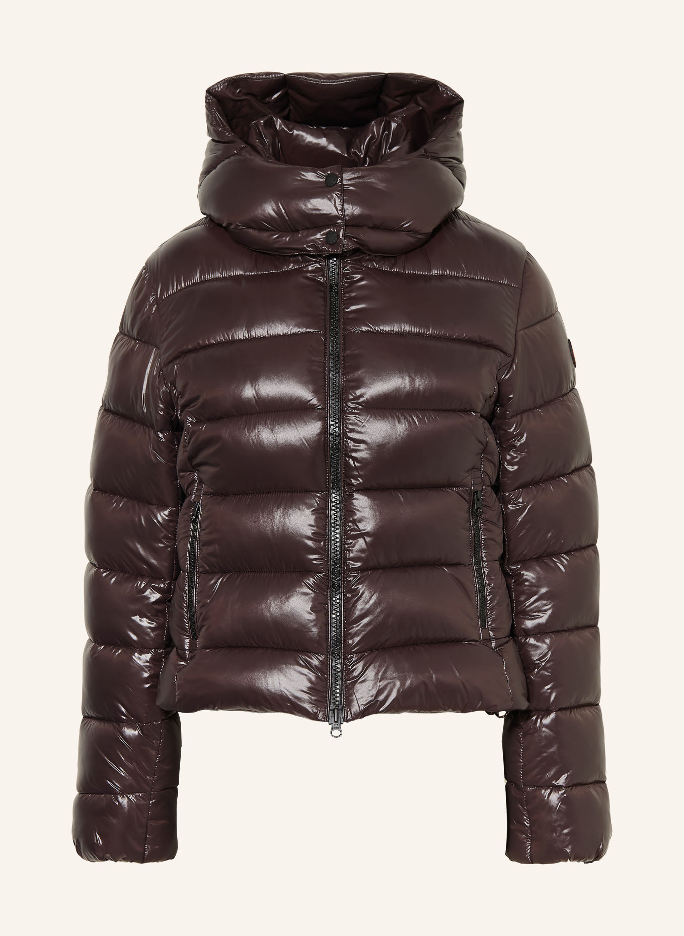 SAVE THE DUCK Steppjacke COSMARY mit abnehmbarer Kapuze: DUNKELBRAUN