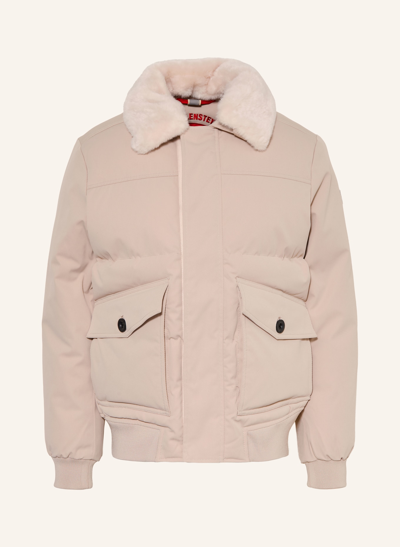 WELLENSTEYN Steppjacke SAPHIRE mit Kunstfell: CREME