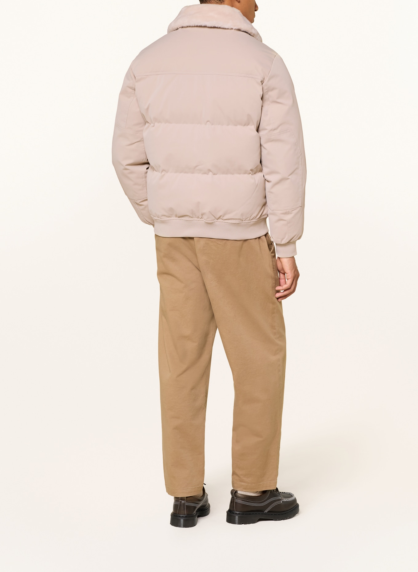 WELLENSTEYN Steppjacke SAPHIRE mit Kunstfell: CREME