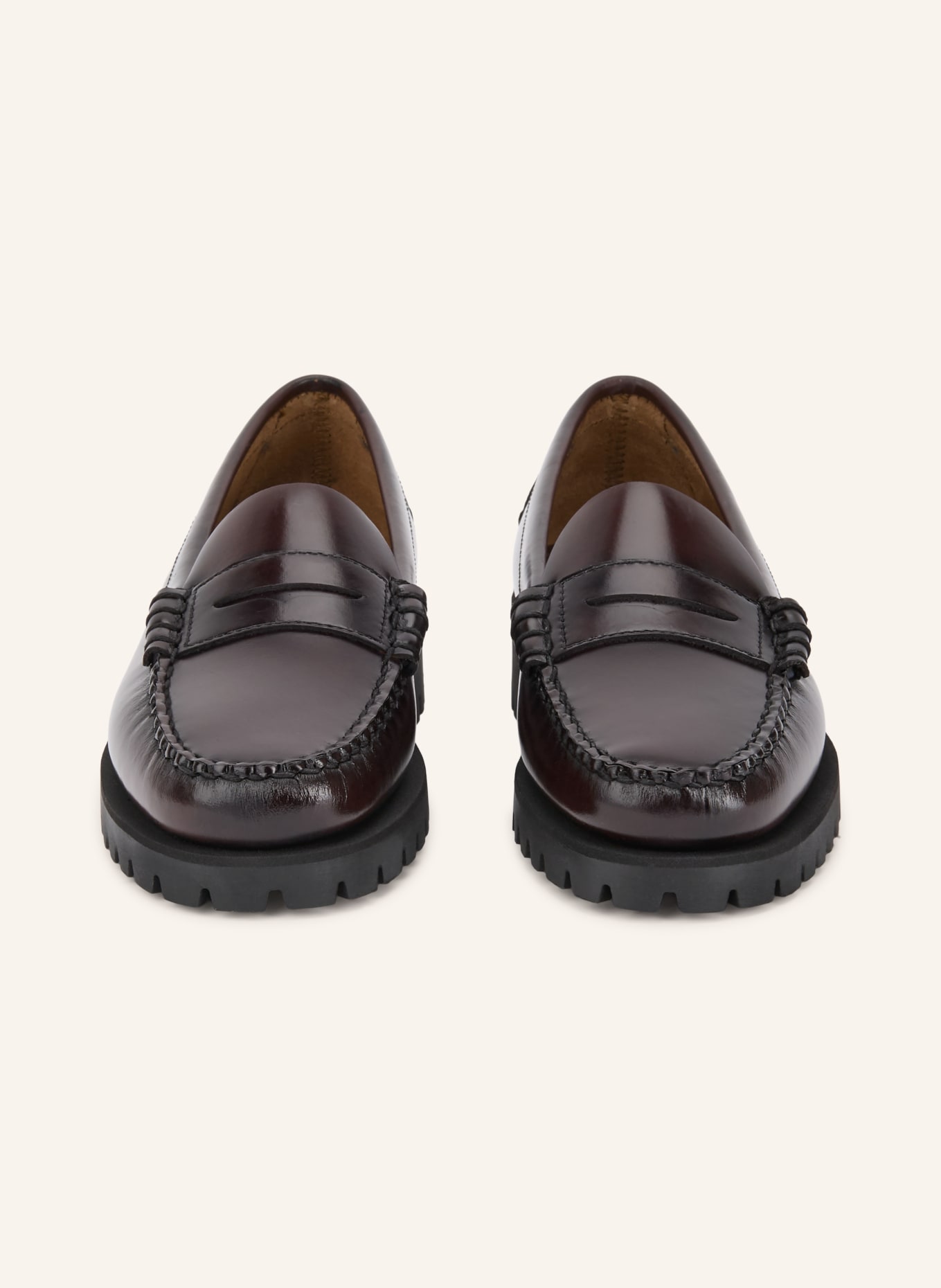 SEBAGO Penny loafery DAN LUG: TMAVĚ ČERVENÁ