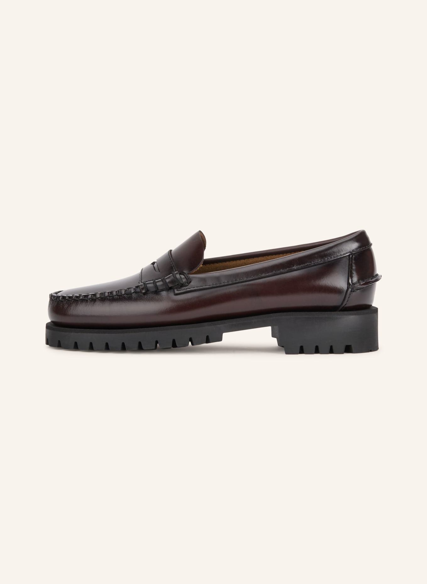 SEBAGO Penny loafery DAN LUG: TMAVĚ ČERVENÁ
