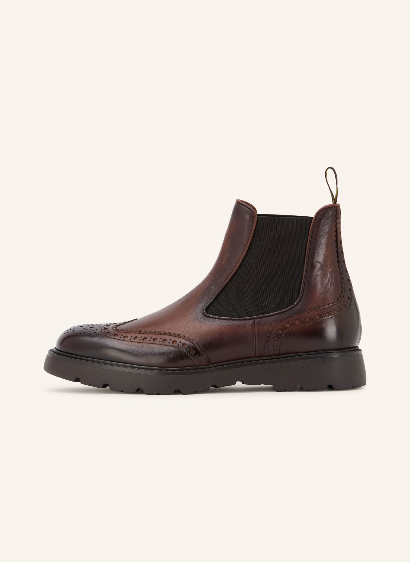 DOUCAL'S Bottines Chelsea BEATLES: MARRON
