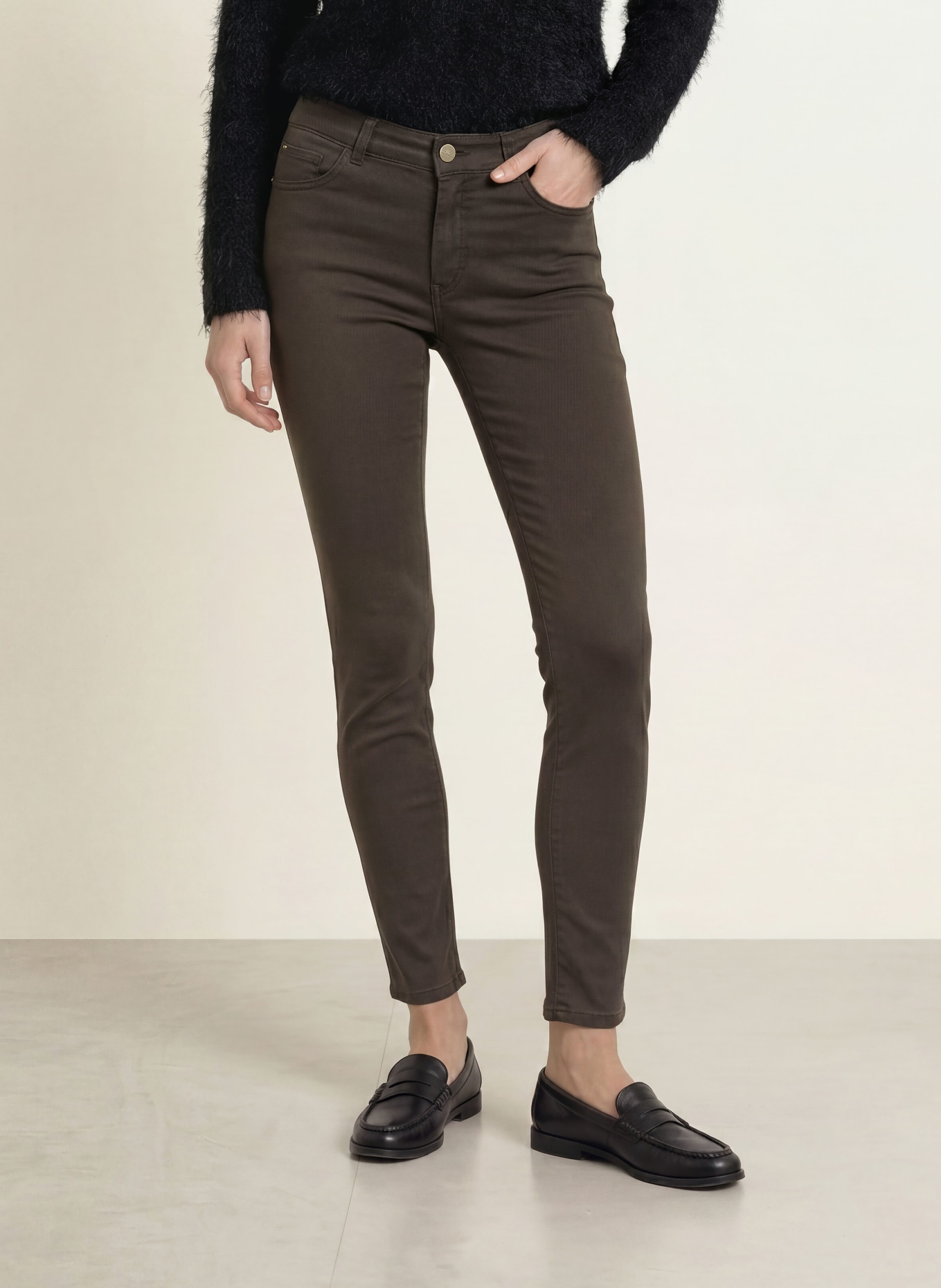 MARC CAIN 7/8-Hose SILEA: 698 after dark