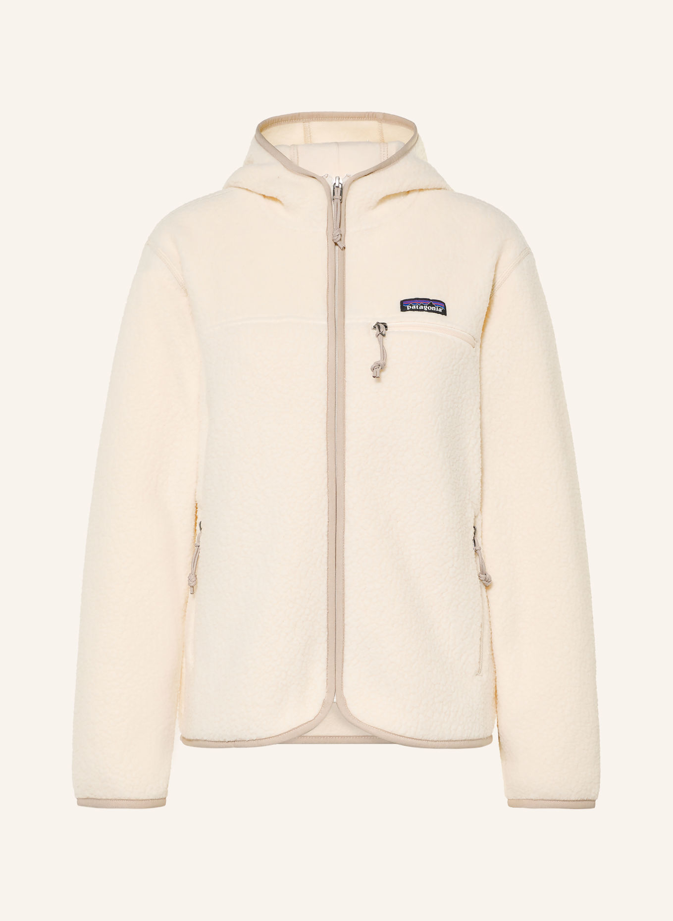 patagonia Fleecejas RETRO PILE: CRÈME / BEIGE