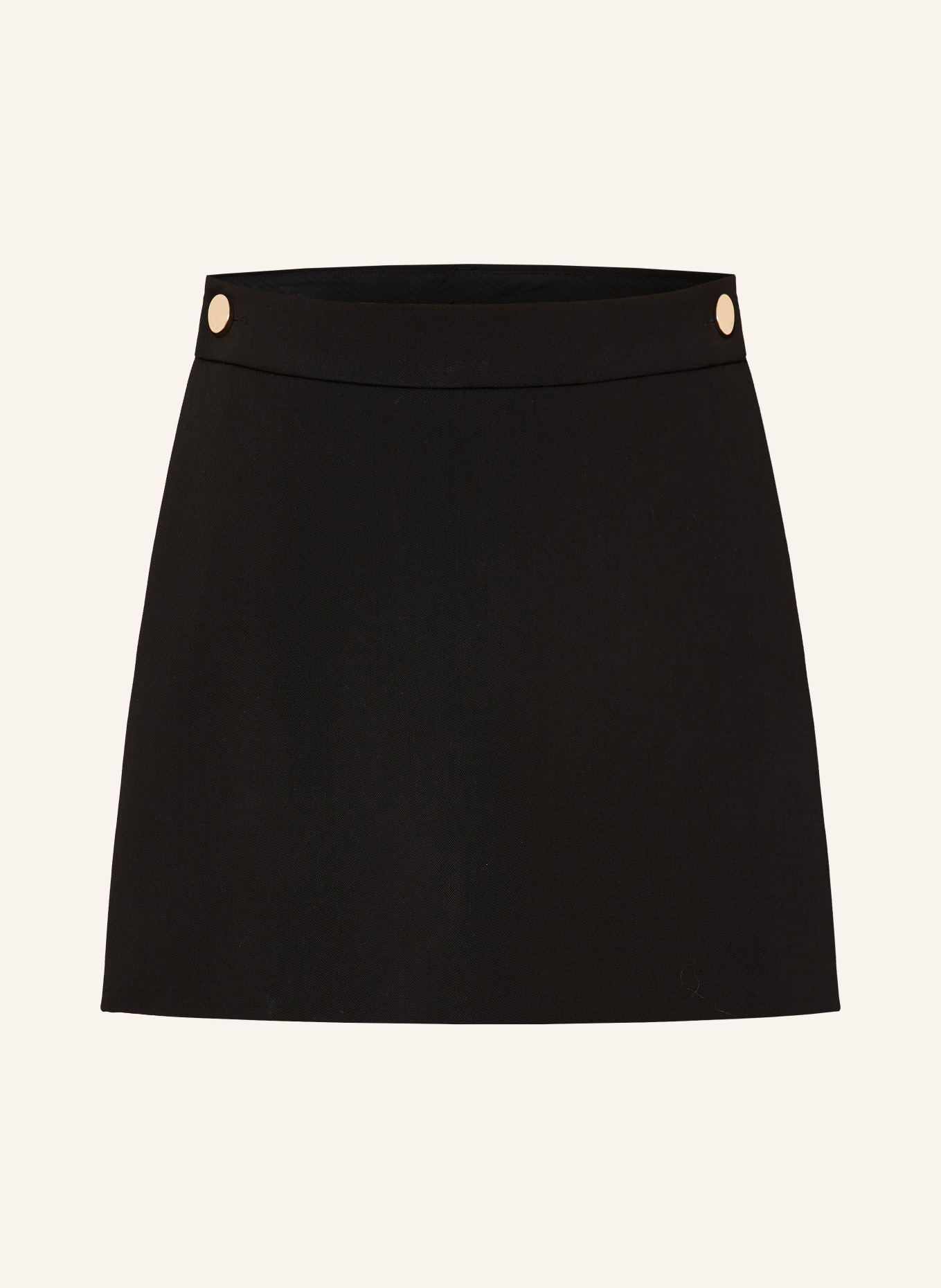 SPORTMAX Skort OTTUSO med strass: SVART