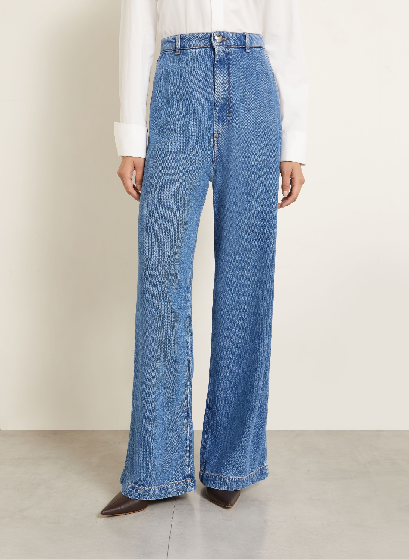 SPORTMAX Wide-Leg jeans PIOPPO: 005 MIDNIGHTBLUE