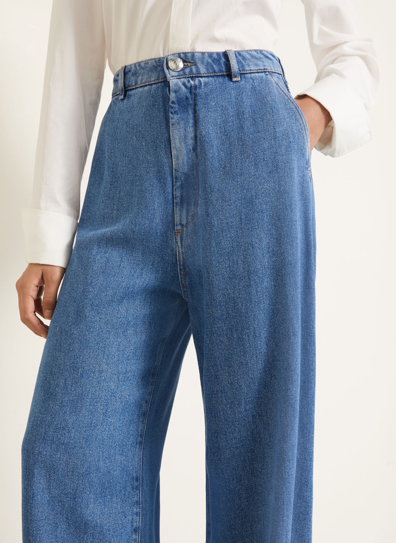 SPORTMAX Wide-Leg jeans PIOPPO: 005 MIDNIGHTBLUE