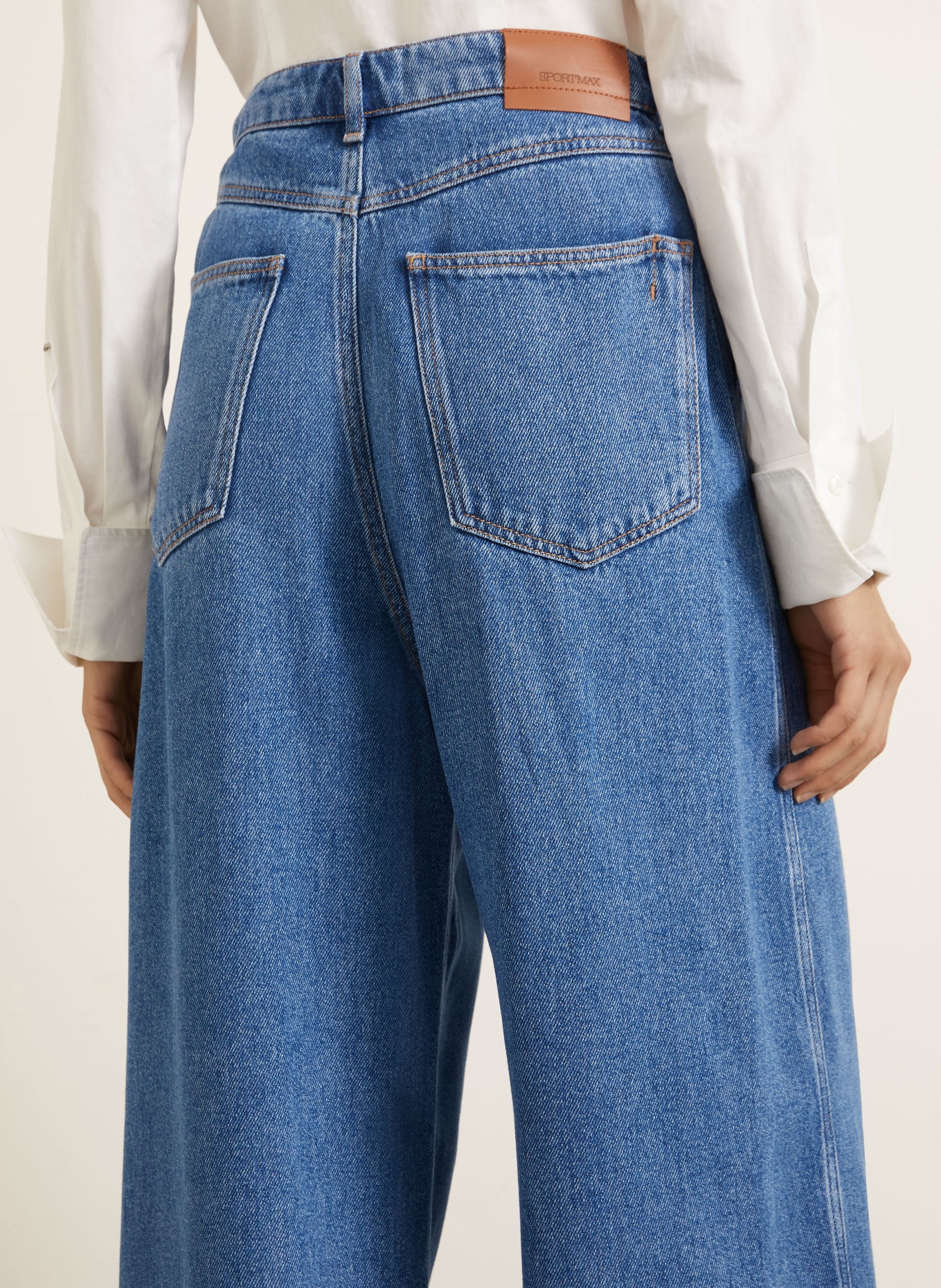 SPORTMAX Wide-Leg jeans PIOPPO: 005 MIDNIGHTBLUE