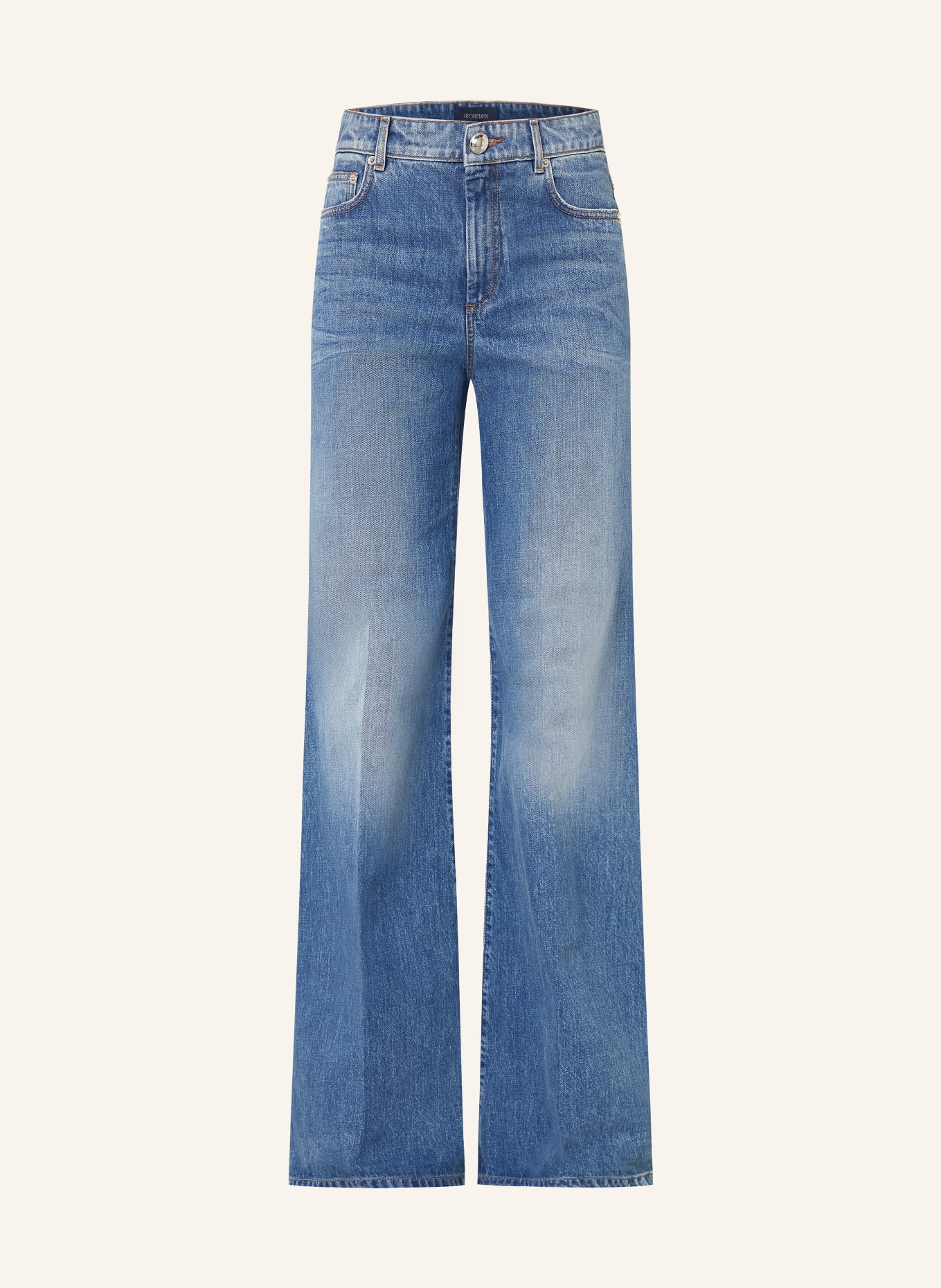 SPORTMAX Jeansy flared MEANDRO: 005 MIDNIGHTBLUE