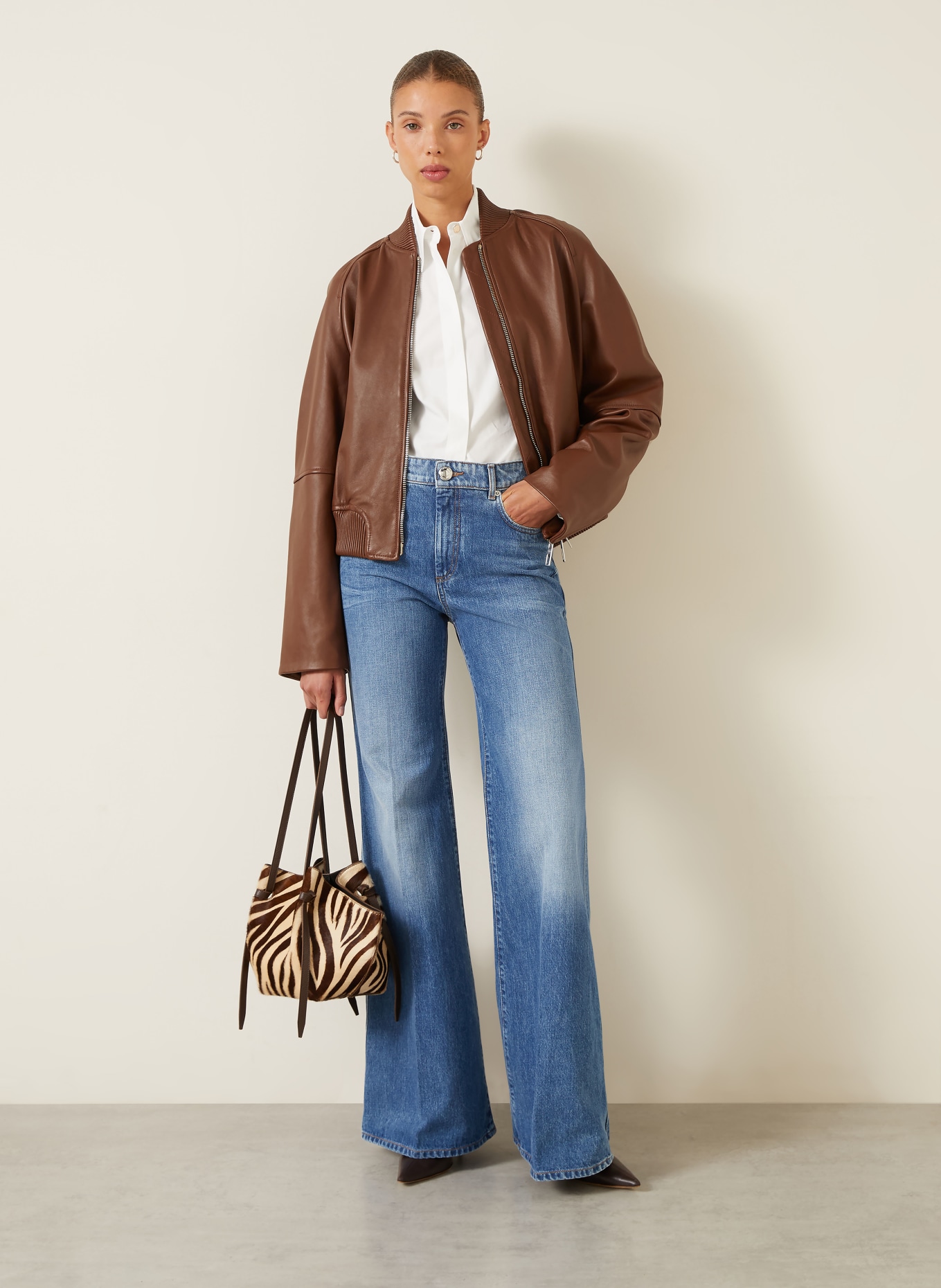 SPORTMAX Jeansy flared MEANDRO: 005 MIDNIGHTBLUE