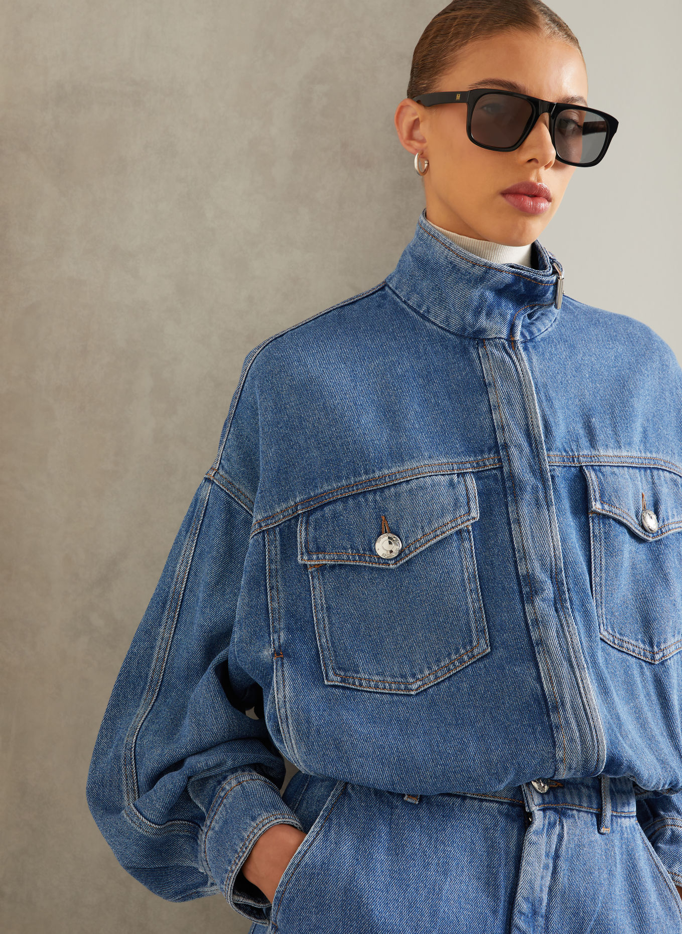 SPORTMAX Jeansjacke USSOLA: 005 MIDNIGHTBLUE