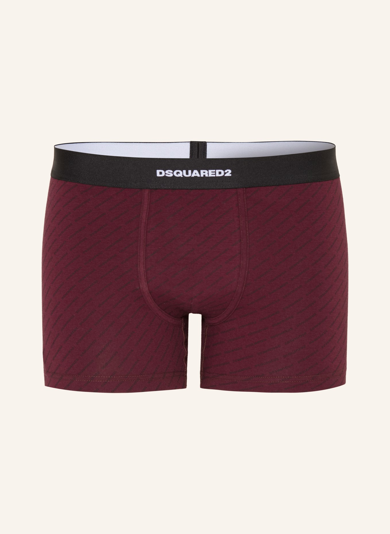 DSQUARED2 Boxershorts: DUNKELLILA / SCHWARZ