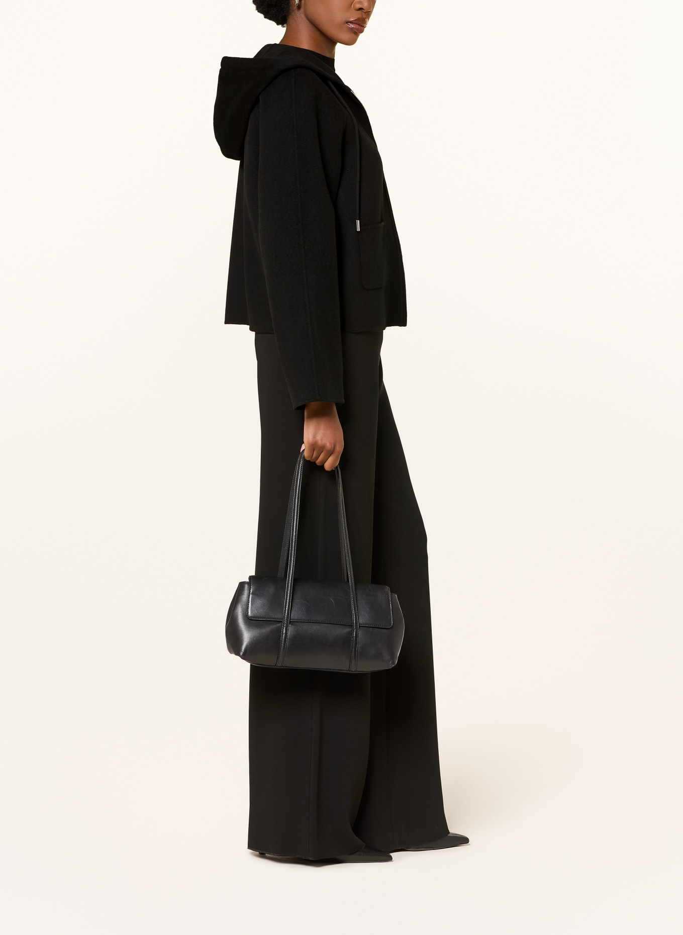 Max Mara STUDIO Jacheta RADENTE: NEGRU