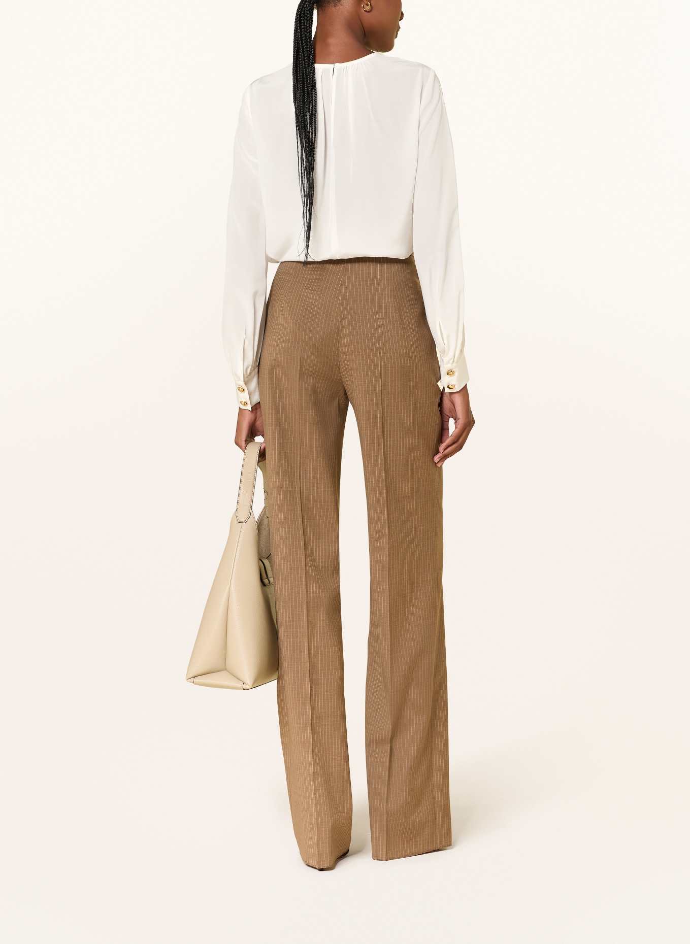 Max Mara STUDIO Seidenbluse VASTO: WEISS