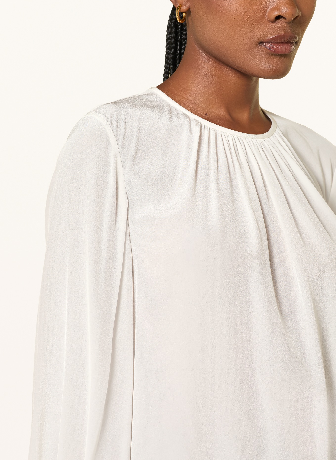 Max Mara STUDIO Seidenbluse VASTO: WEISS