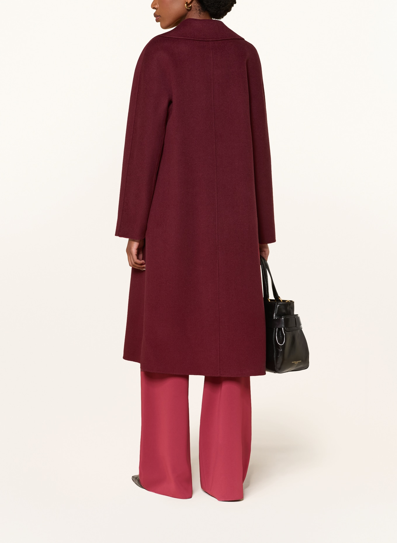 Max Mara STUDIO CLES Wool coat: DARK RED