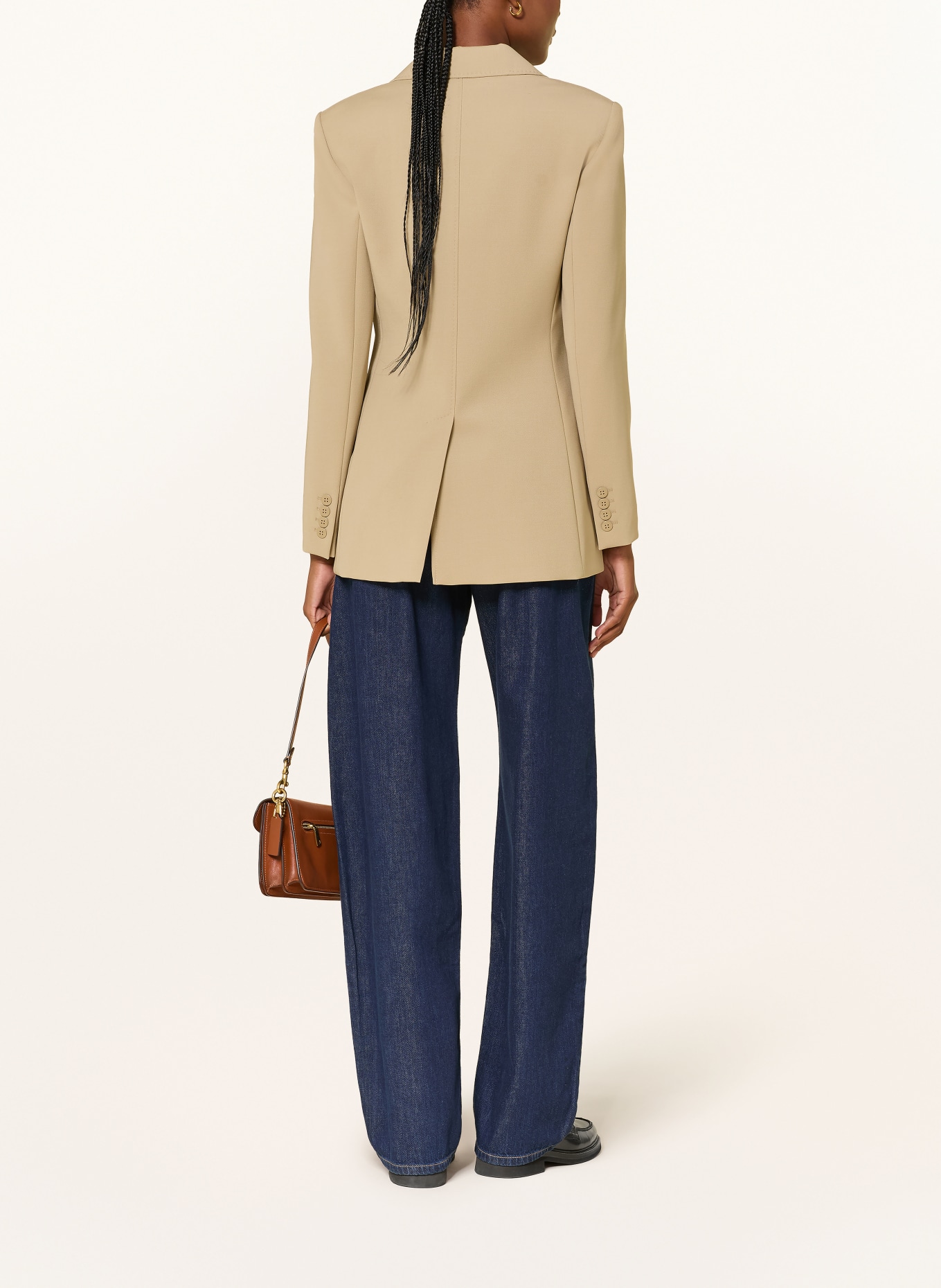 Max Mara STUDIO Blugi Barrel CONICO: 001 NAVY
