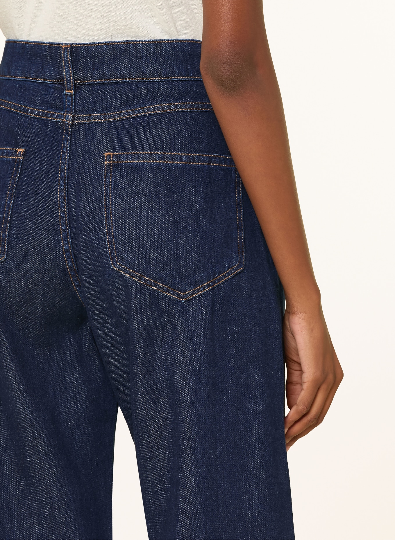 Max Mara STUDIO Blugi Barrel CONICO: 001 NAVY
