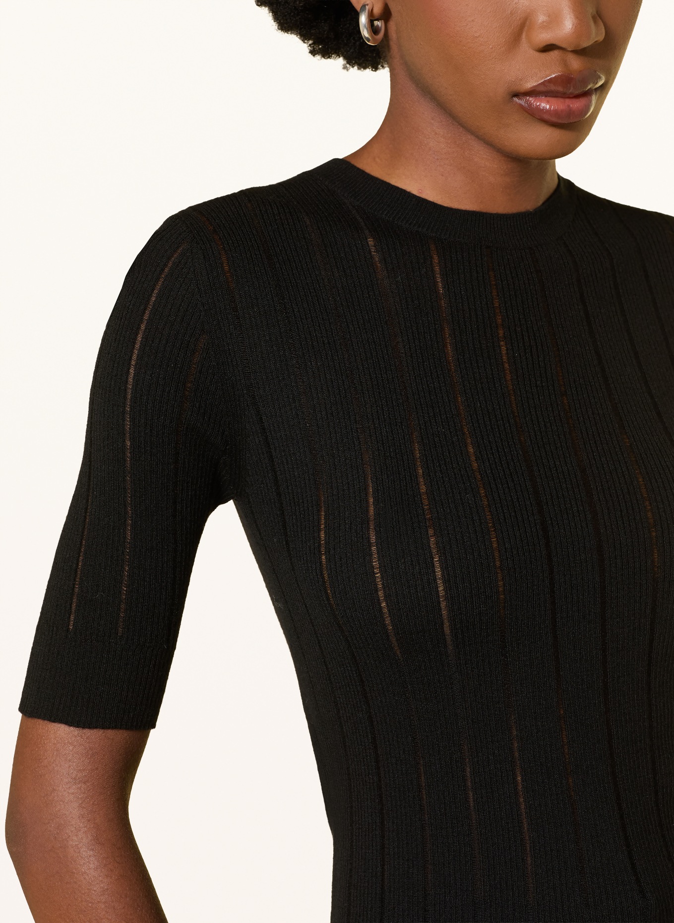 Max Mara STUDIO RAGNO Knit shirt: BLACK