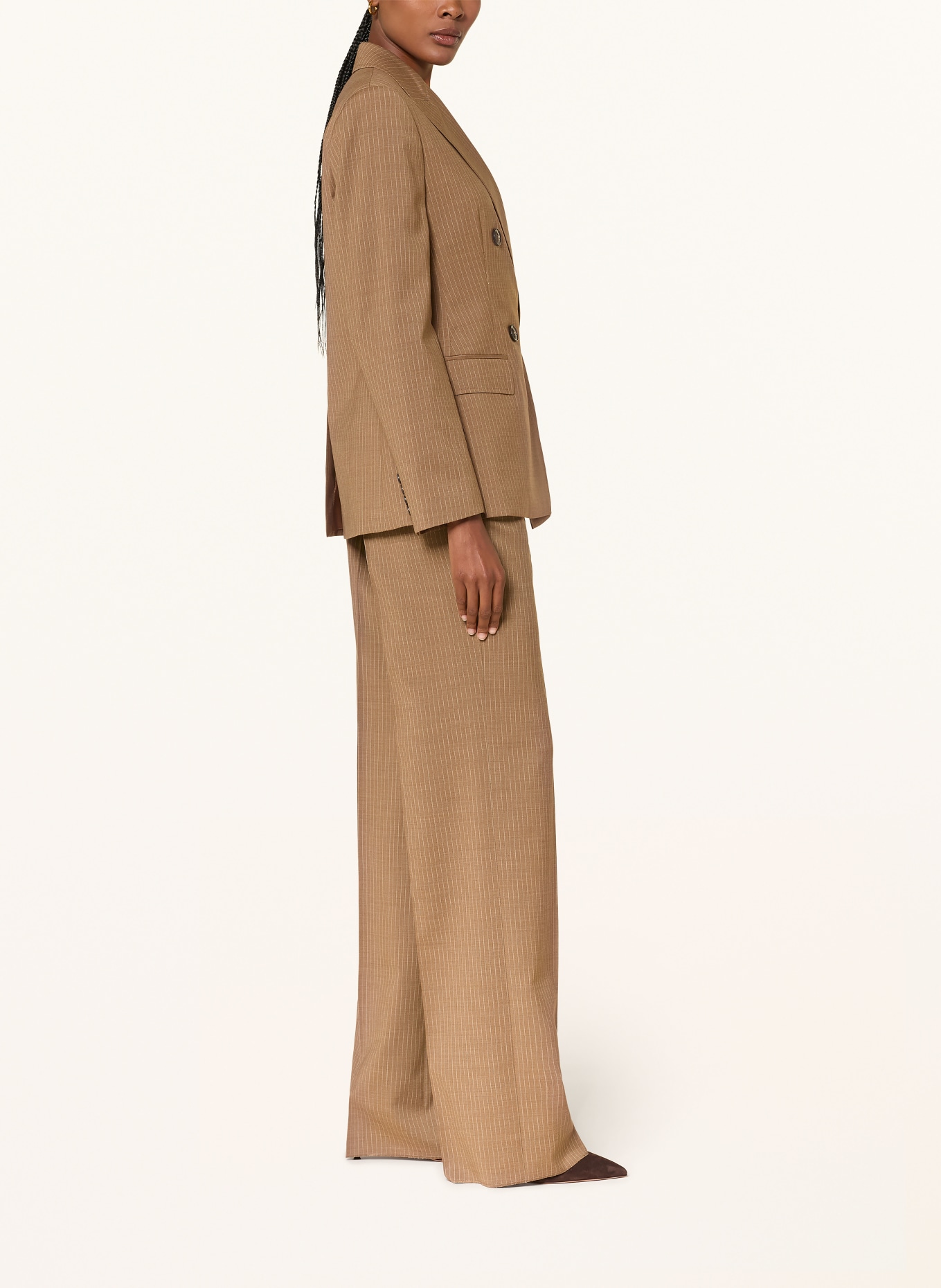 Max Mara STUDIO Marlenehose CAMBUSA: CAMEL / WEISS